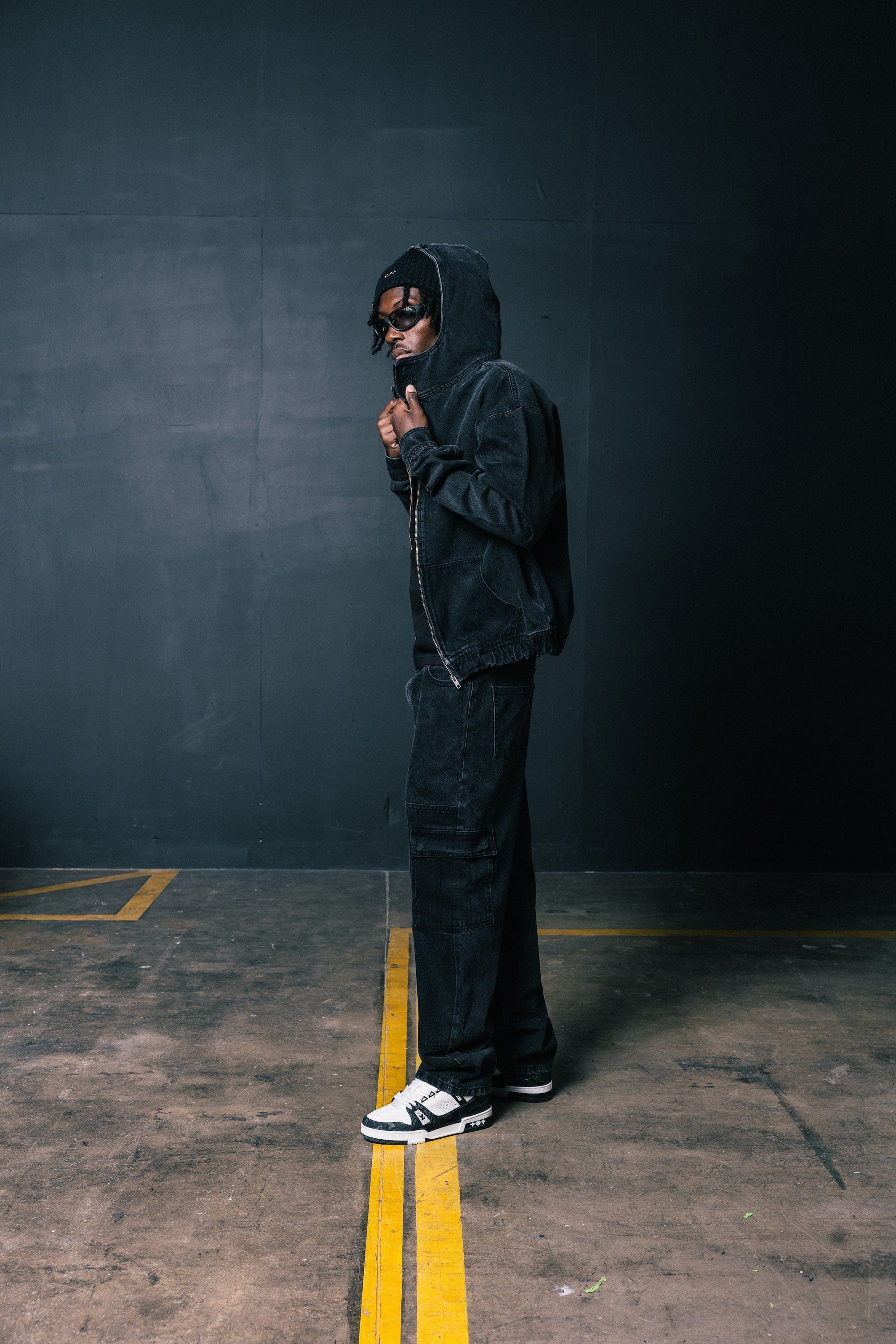Benir Clothing Cargo Carpenter Denim - Blackout - Image 4