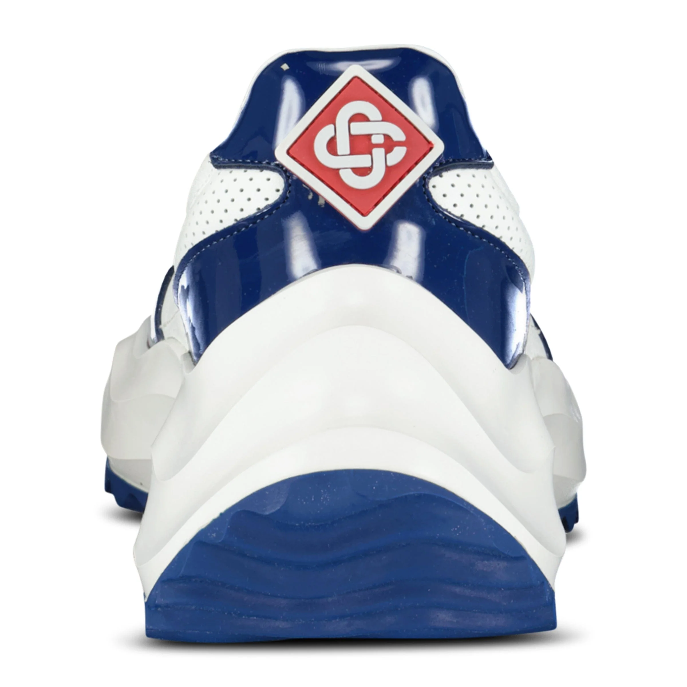 Casablanca Atlantis Chunky Sneakers White & Navy - Image 4