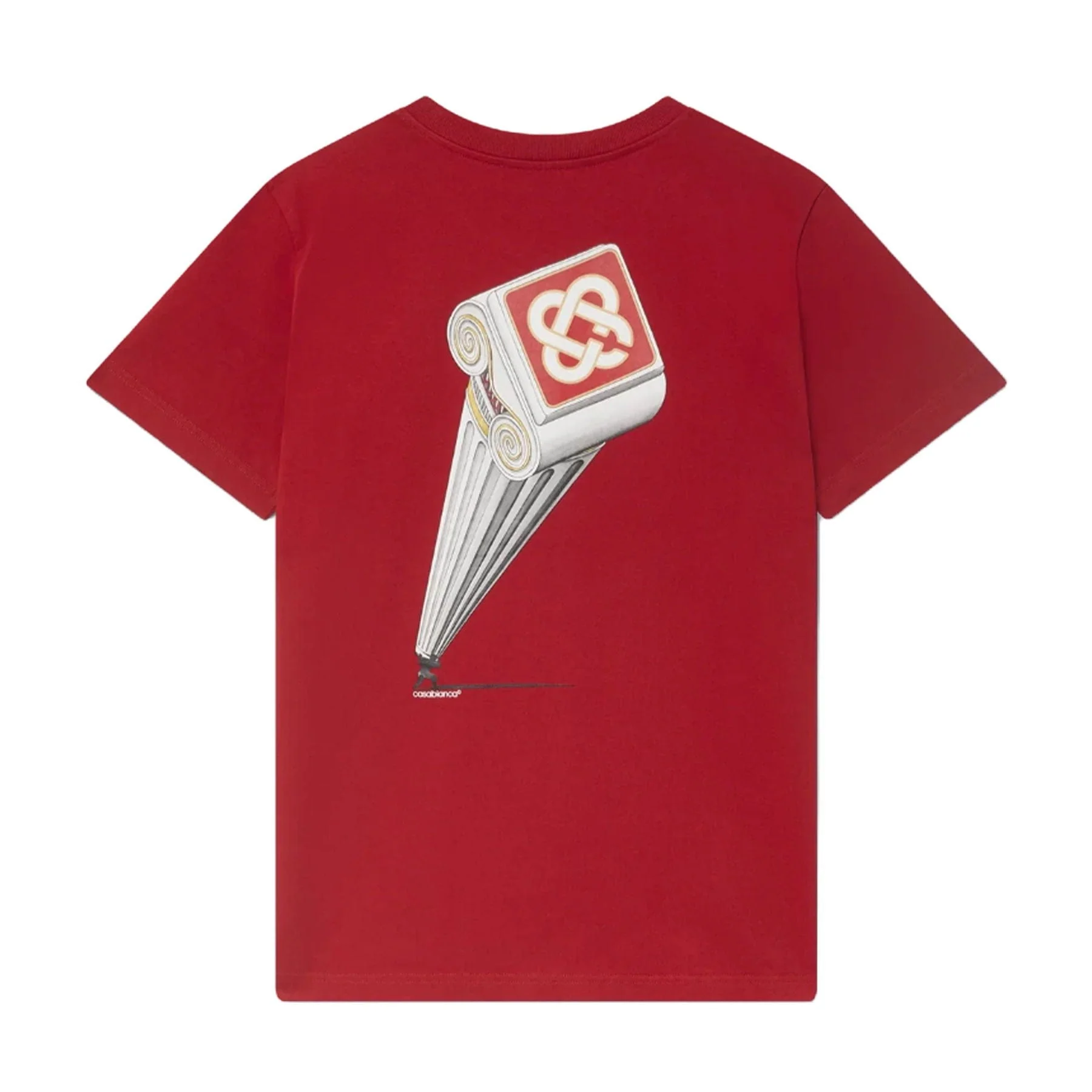 Casablanca Leaning Column T-Shirt 'Red' - Image 2