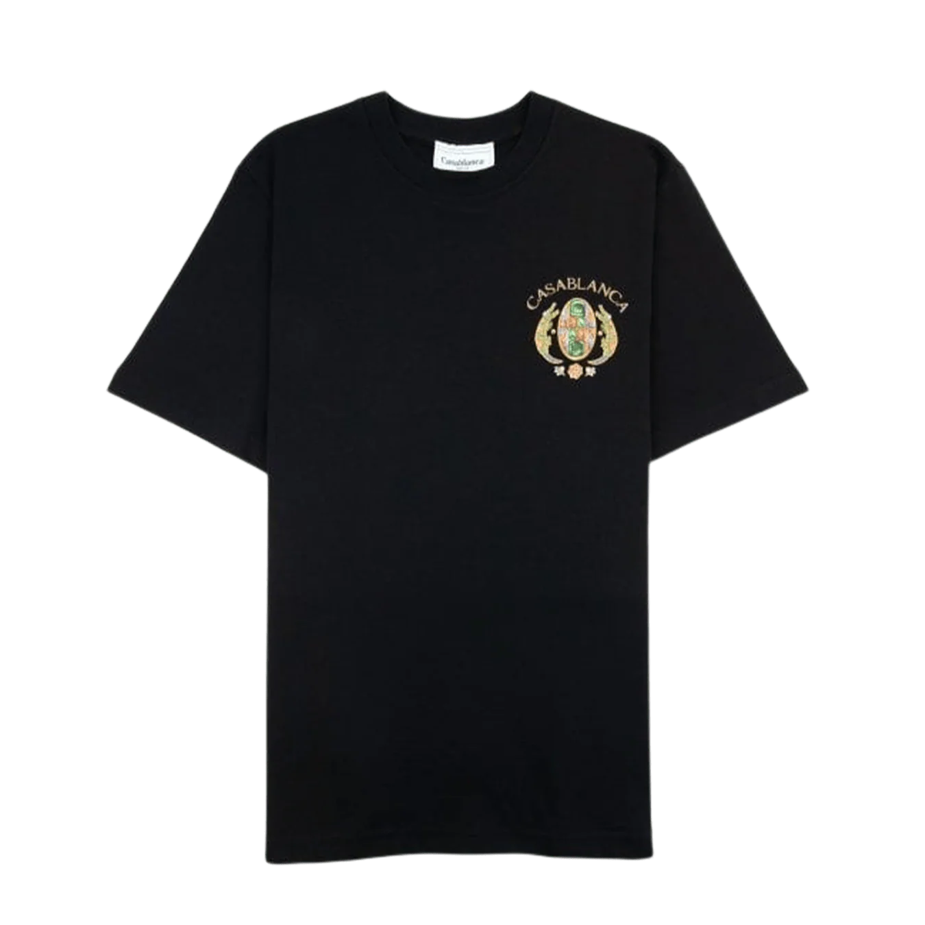 Casablanca Joyaux D Afrique Tennis Club Printed T Shirt 'Black'