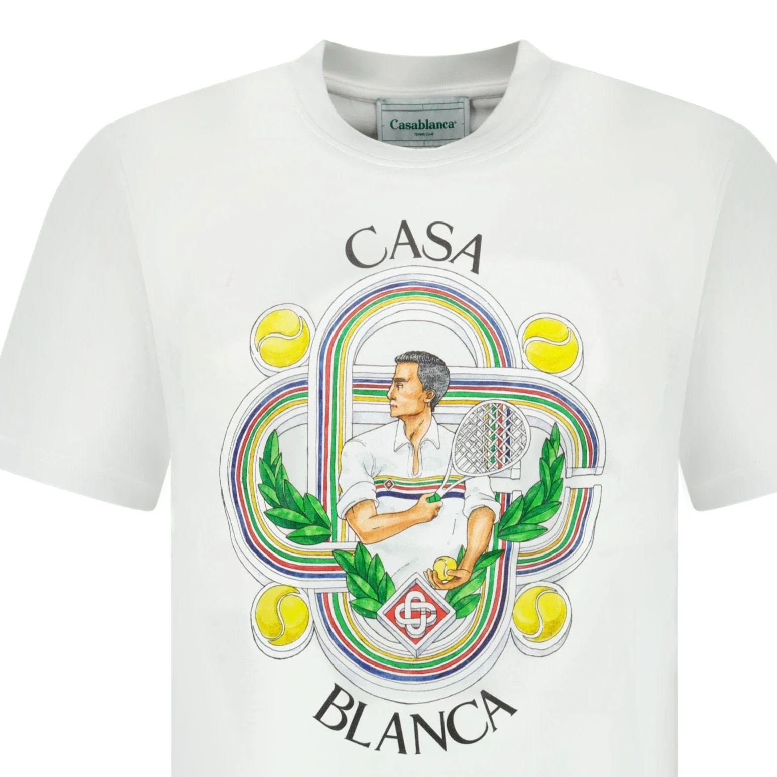 Casablanca 'Le Joueur' T-Shirt White - Image 2