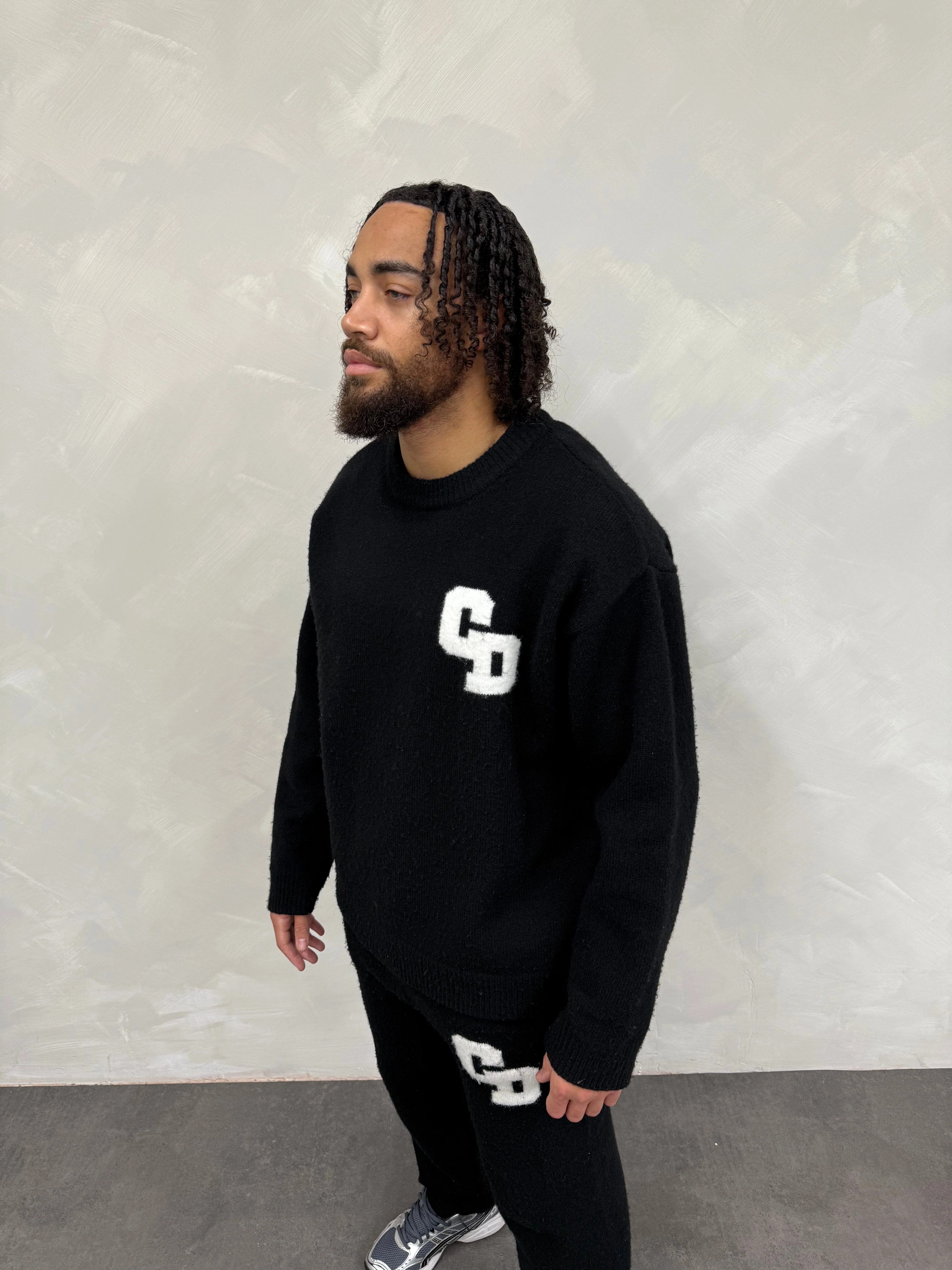 Cardair CD Logo Knit Sweater - Black - Image 3