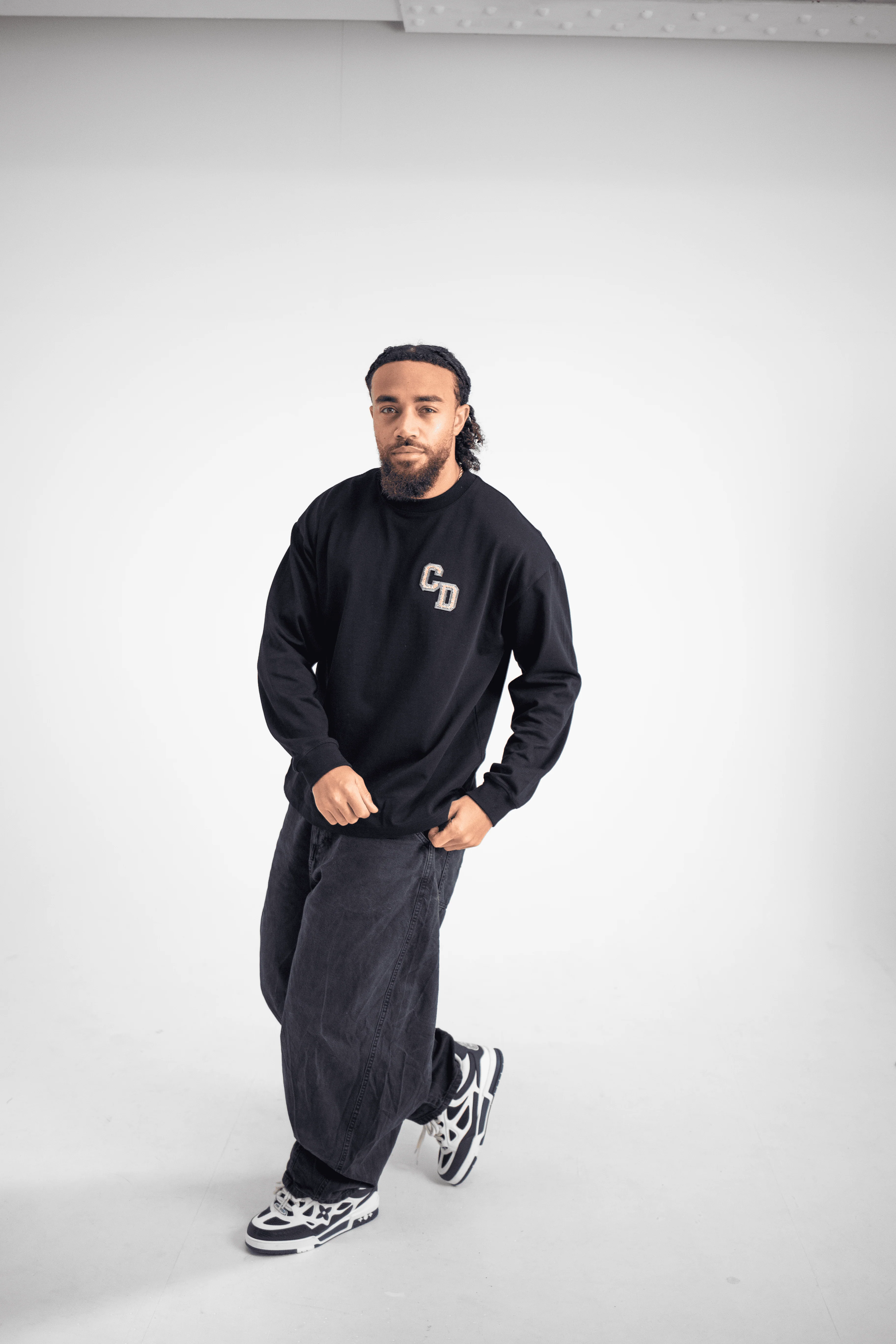 Cardair CD Logo Long Sleeve T shirt - Black - Image 4