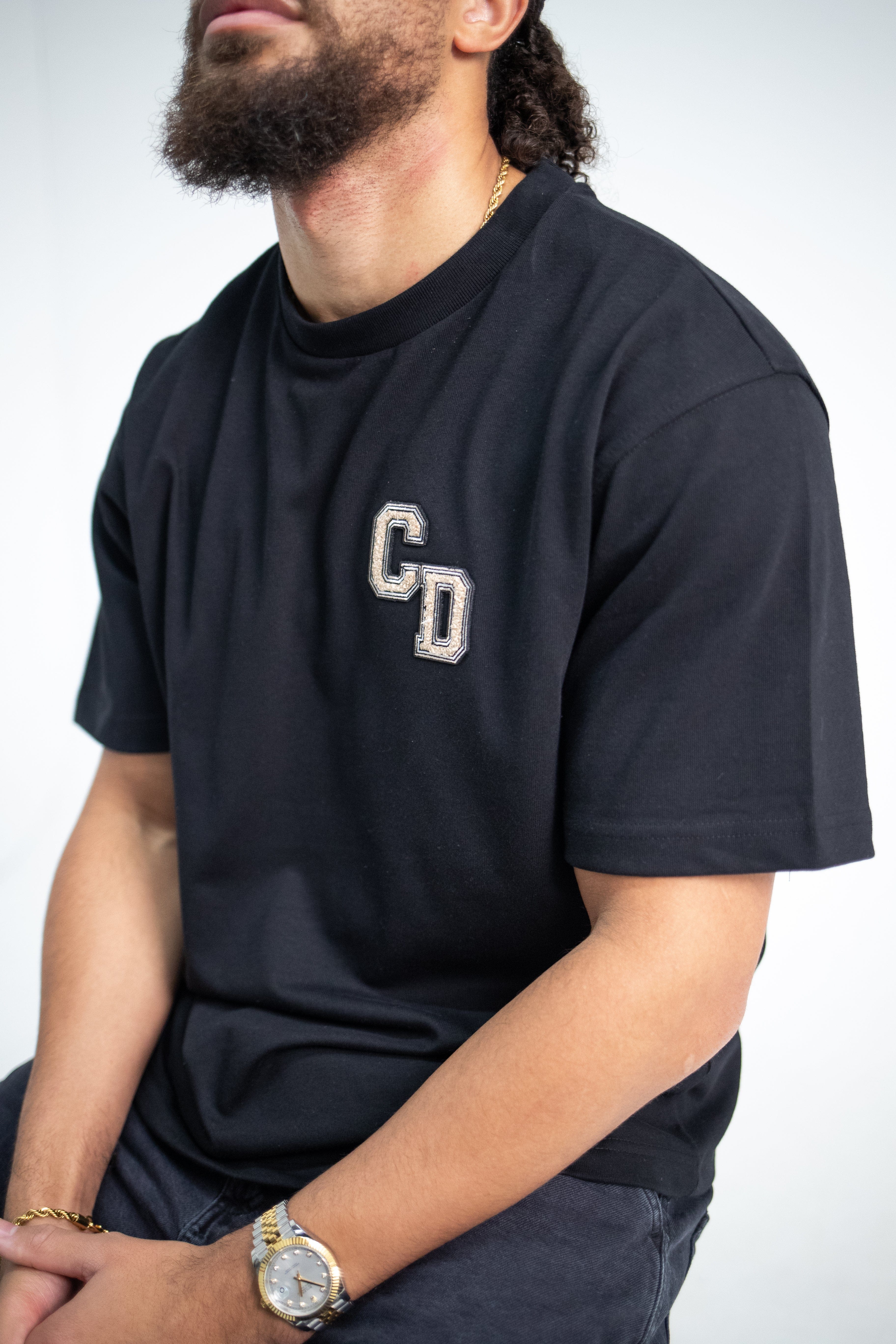 Cardair CD Logo T Shirt - Black - Image 3