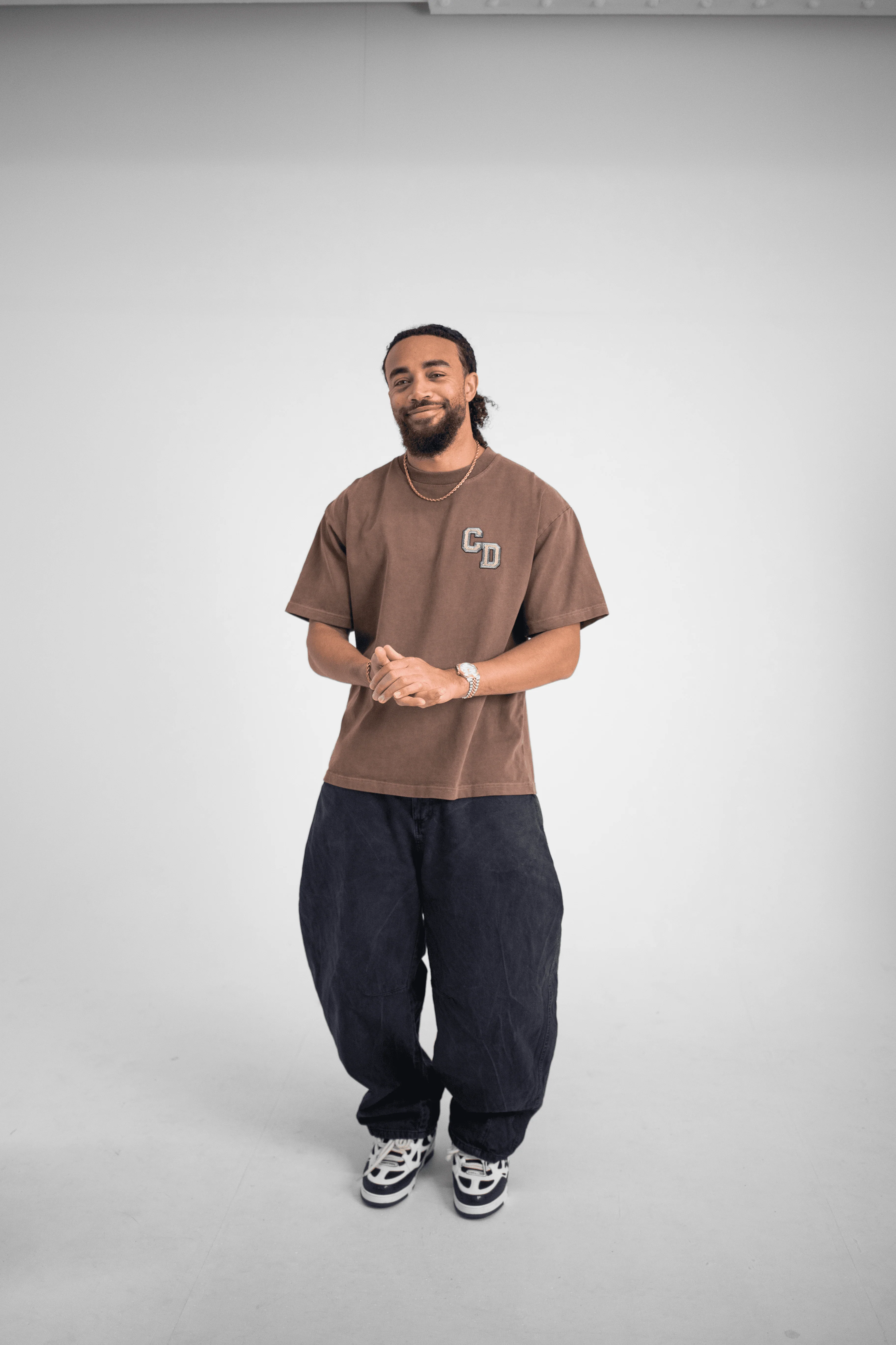 Cardair CD logo T shirt - Washed Mocha - Image 3