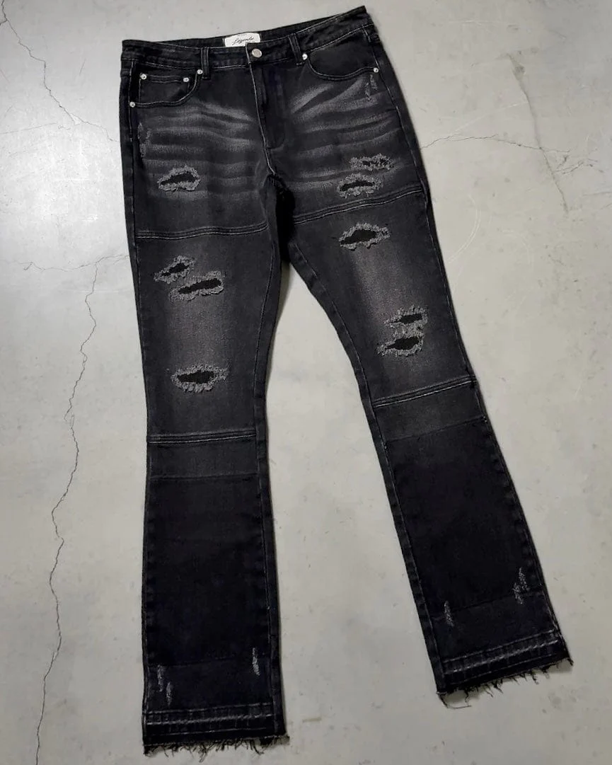 Legende Paris Classico Jean - Washed Black - Image 2
