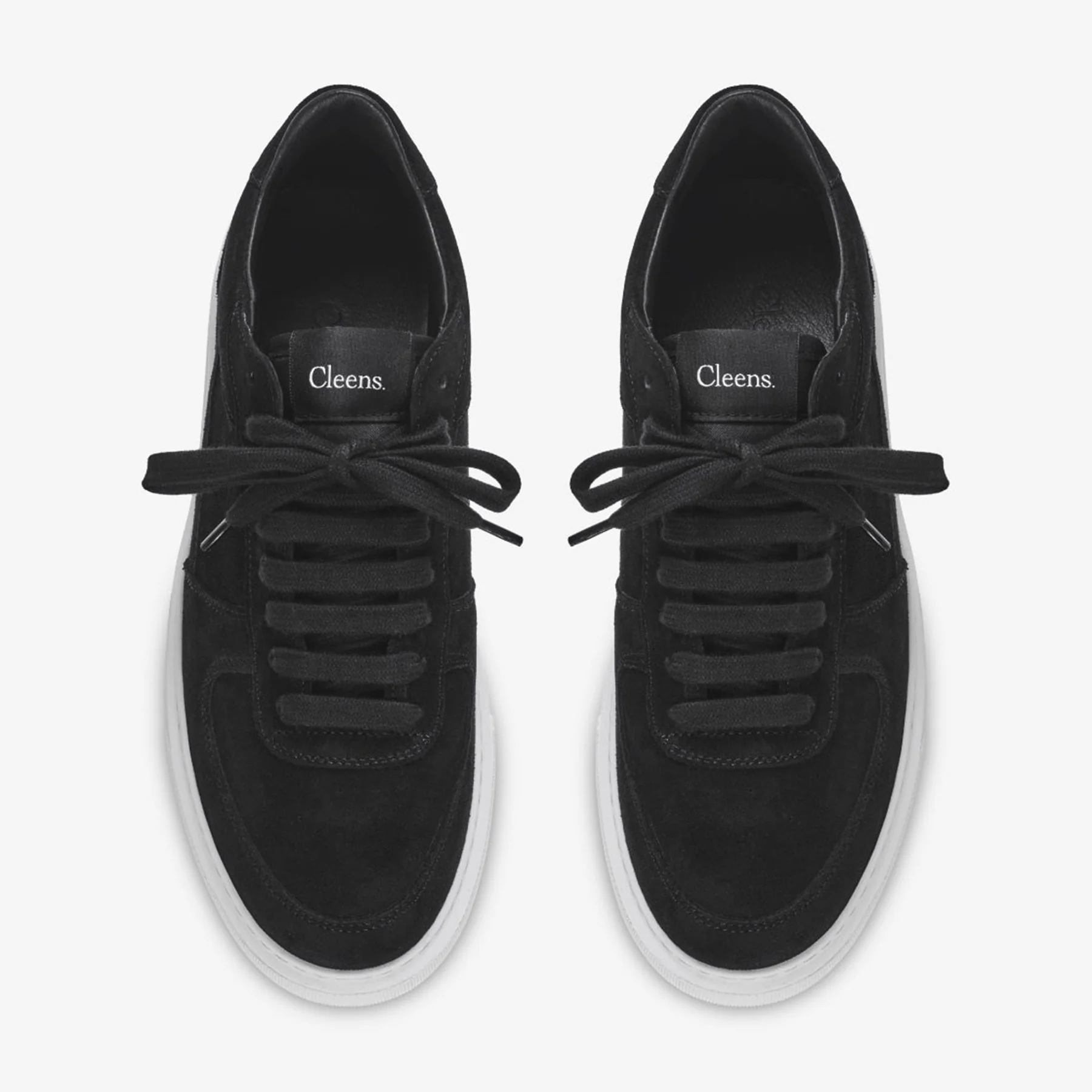 Cleens Court Trainer 'Black Suede' - Image 4
