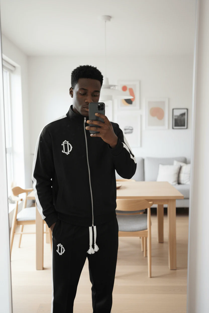 Cardair Club Emblem Track Pants - Black - Image 3