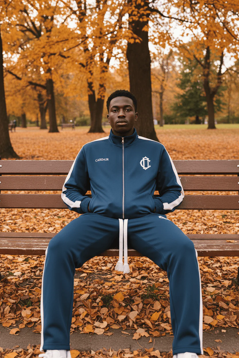 Cardair Club Emblem Track Pants - Navy - Image 4