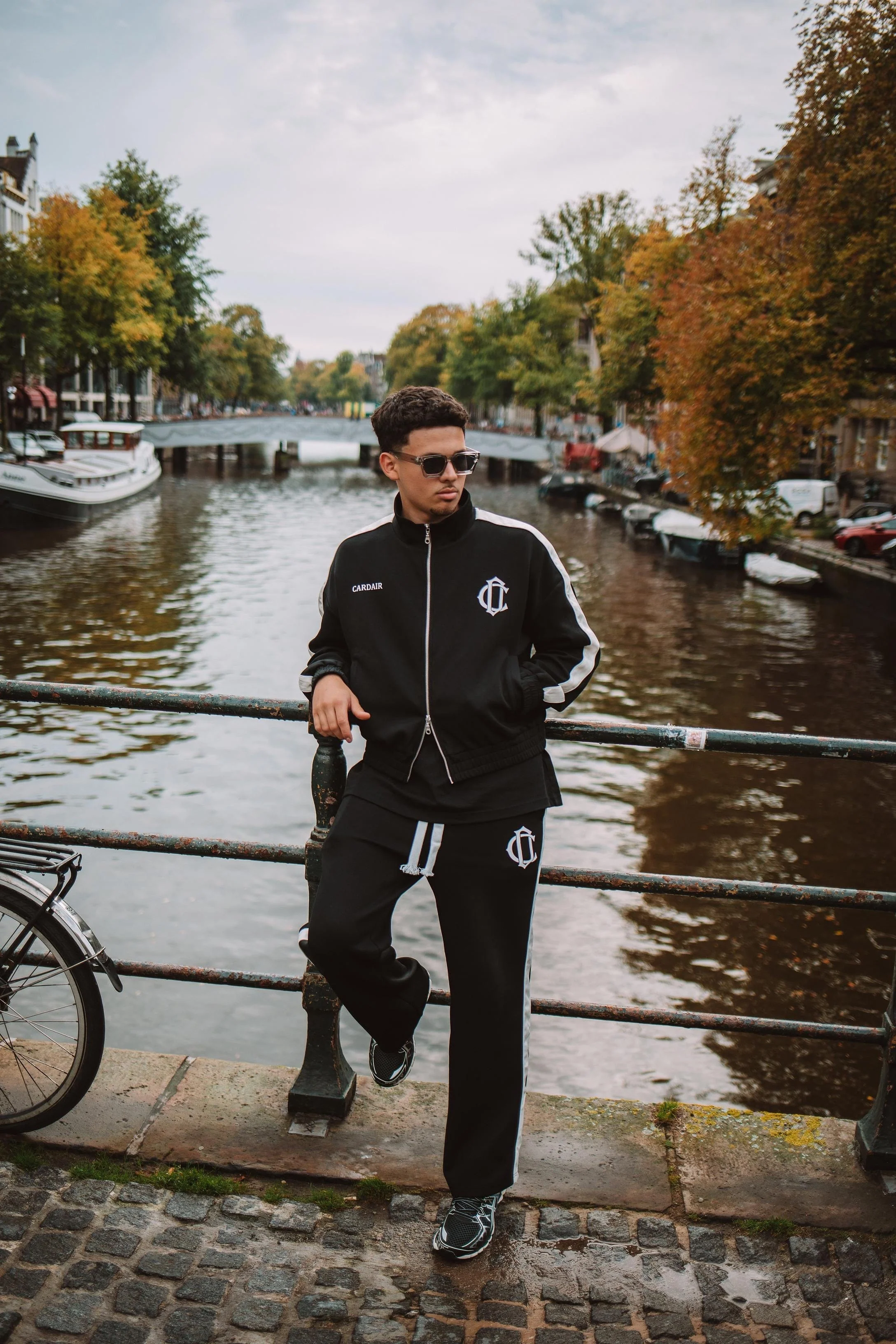 Cardair Club Emblem Track Top - Black - Image 4
