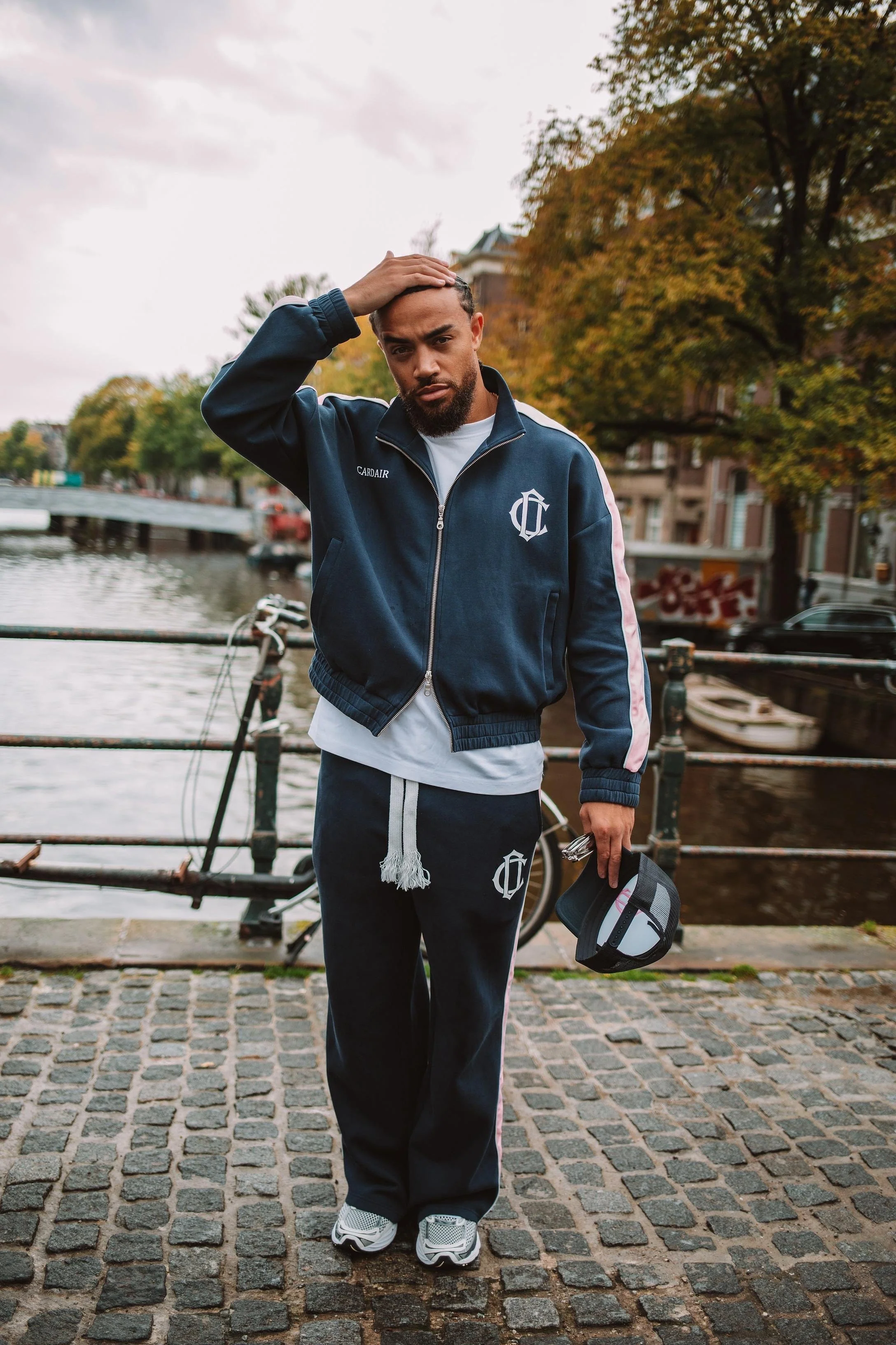 Cardair Club Emblem Track Top - Navy - Image 2