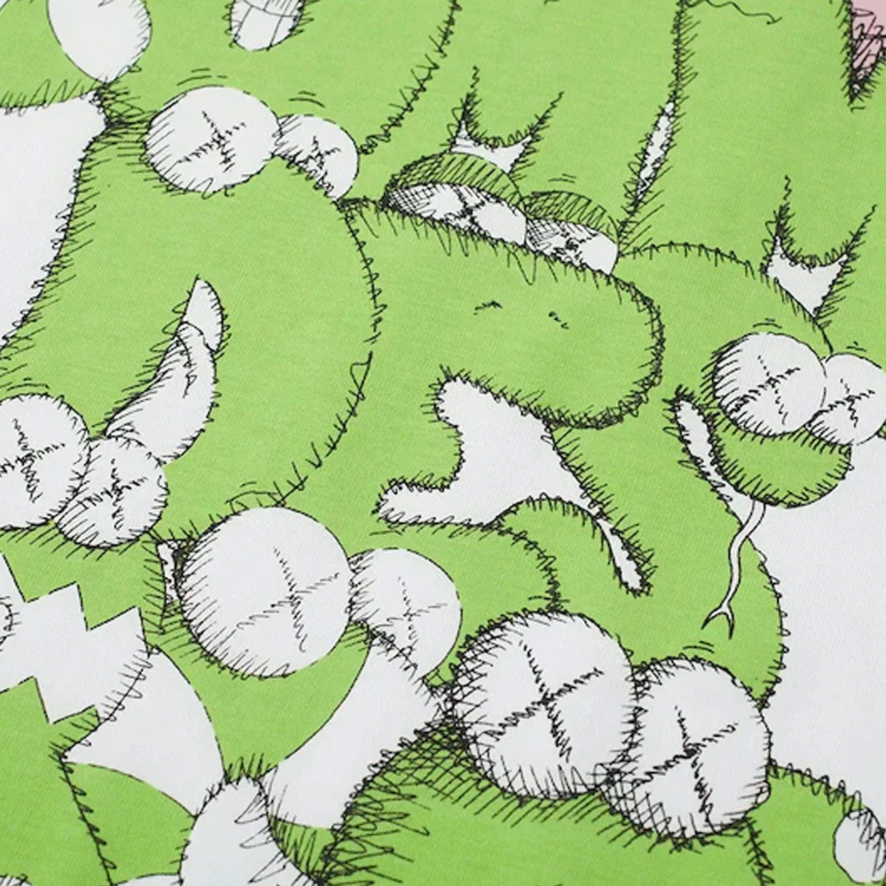 Comme des Garçons SHIRT x KAWS Print T-Shirt 'White' - Image 2
