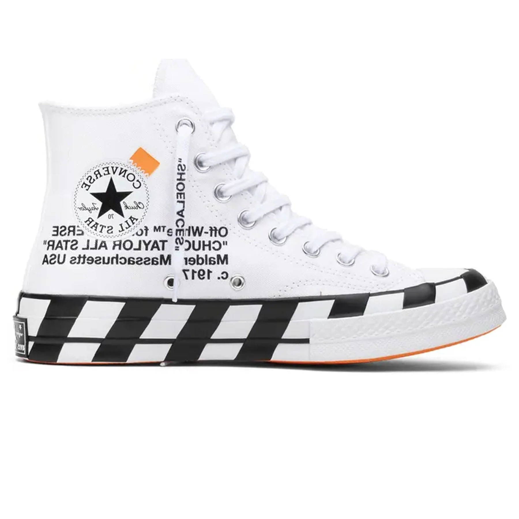 Off-White x Converse Chuck 70 Stripe 'White' - Image 2
