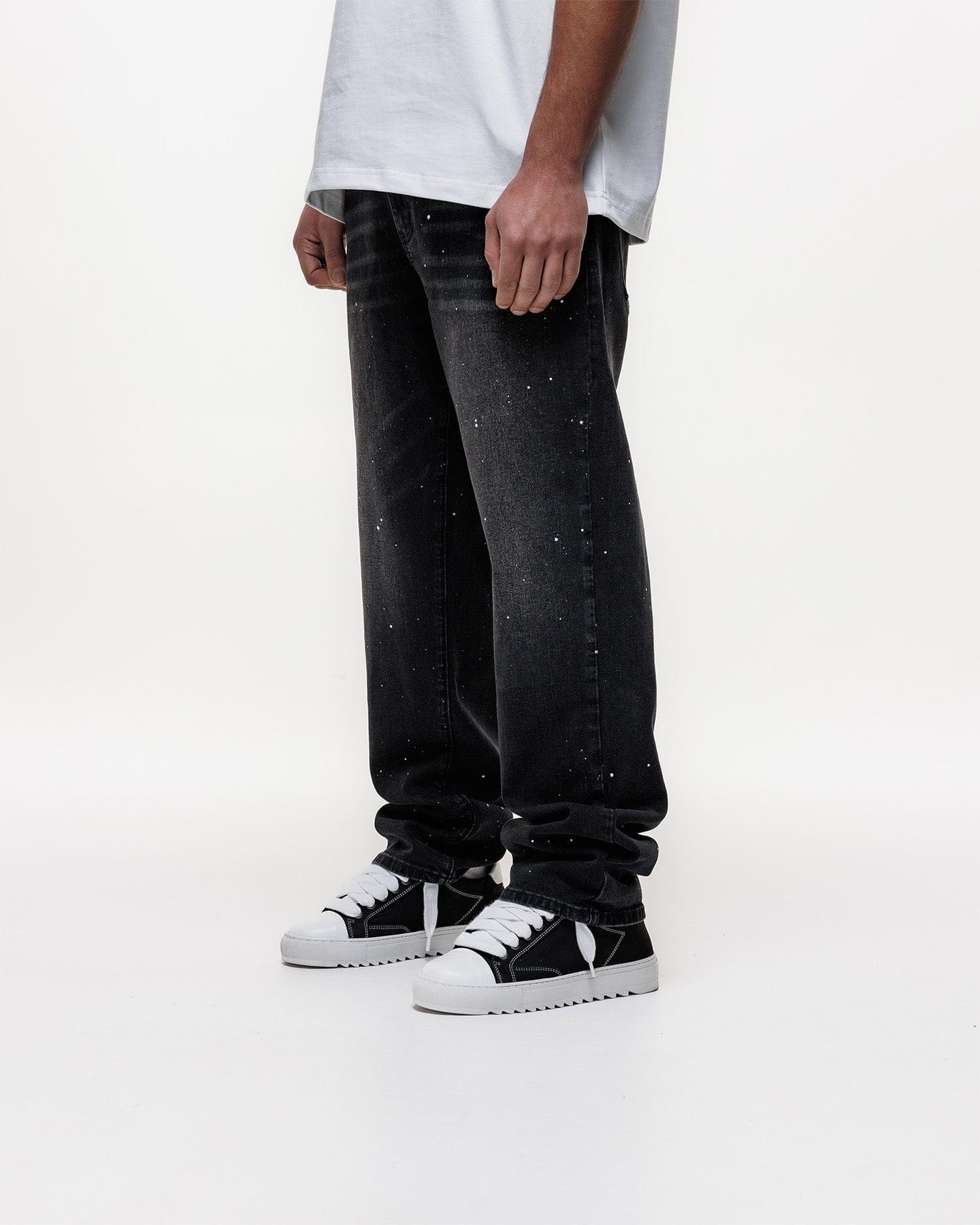 Magiri Core Painted Straight Jeans 'Black' - Image 5