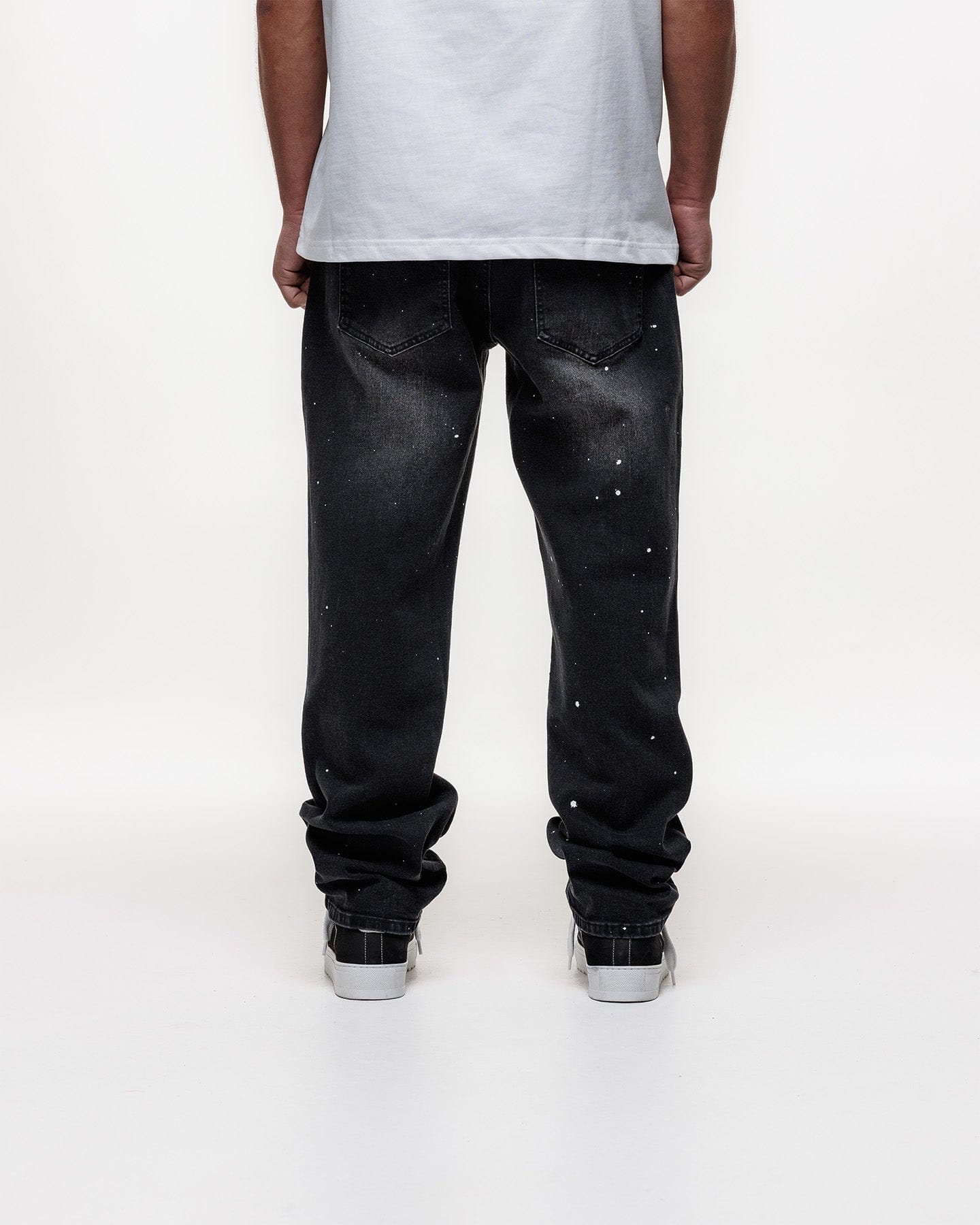 Magiri Core Painted Straight Jeans 'Black' - Image 6