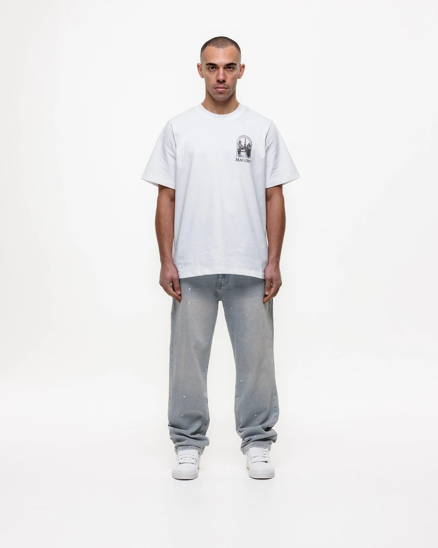 Magiri Core Painted Straight Jeans 'Blue' - Image 3