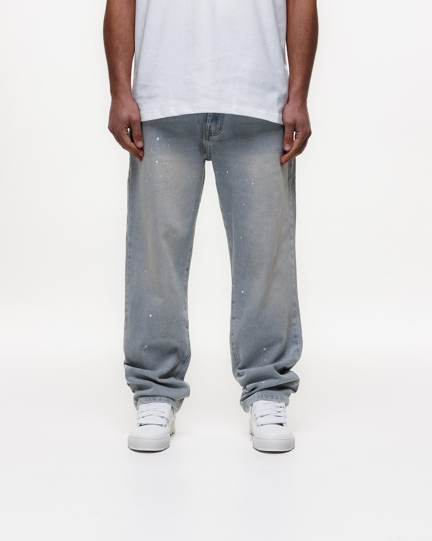 Magiri Core Painted Straight Jeans 'Blue' - Image 4