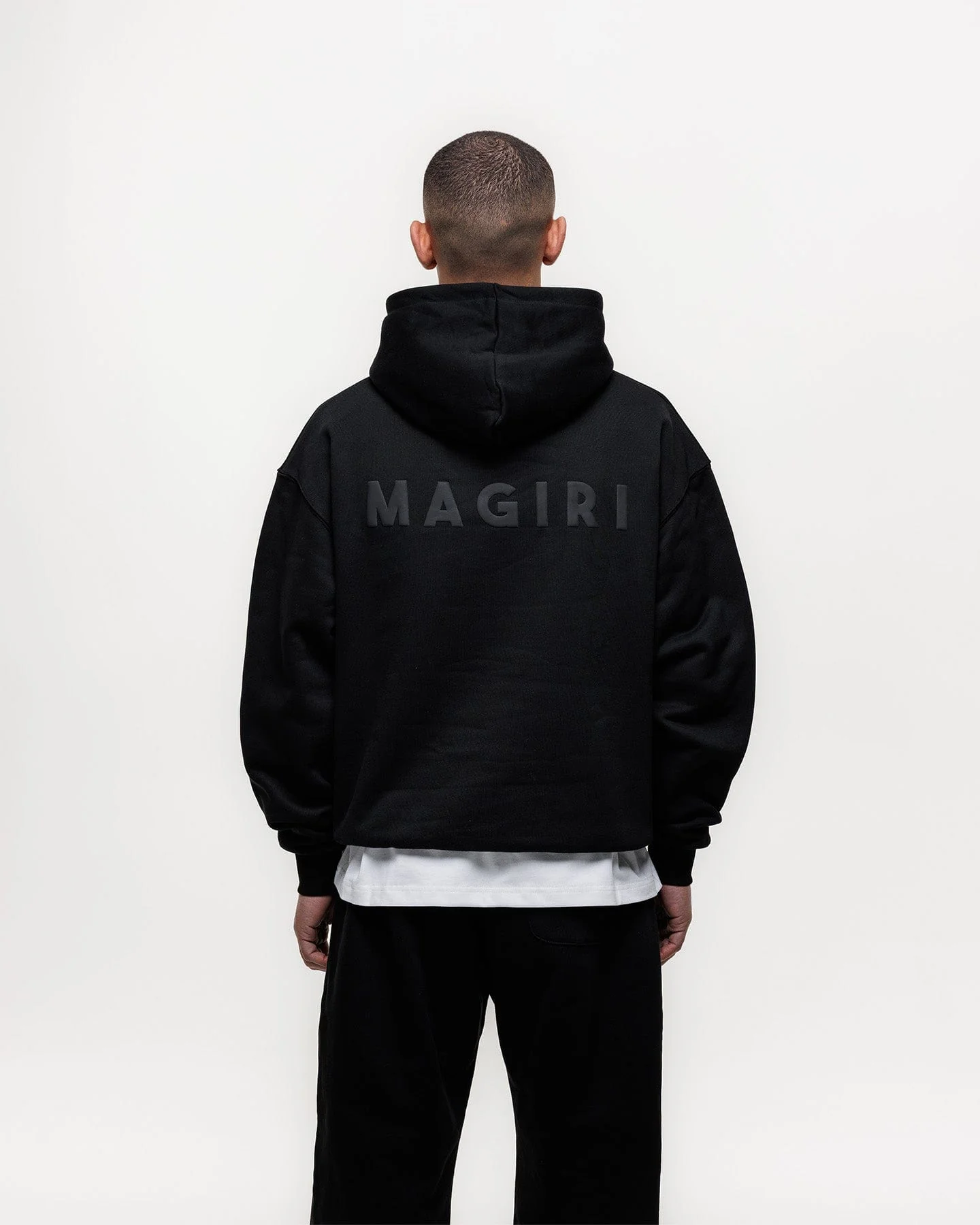 Magiri Core Puff Printed Hoodie 'Black' - Image 5