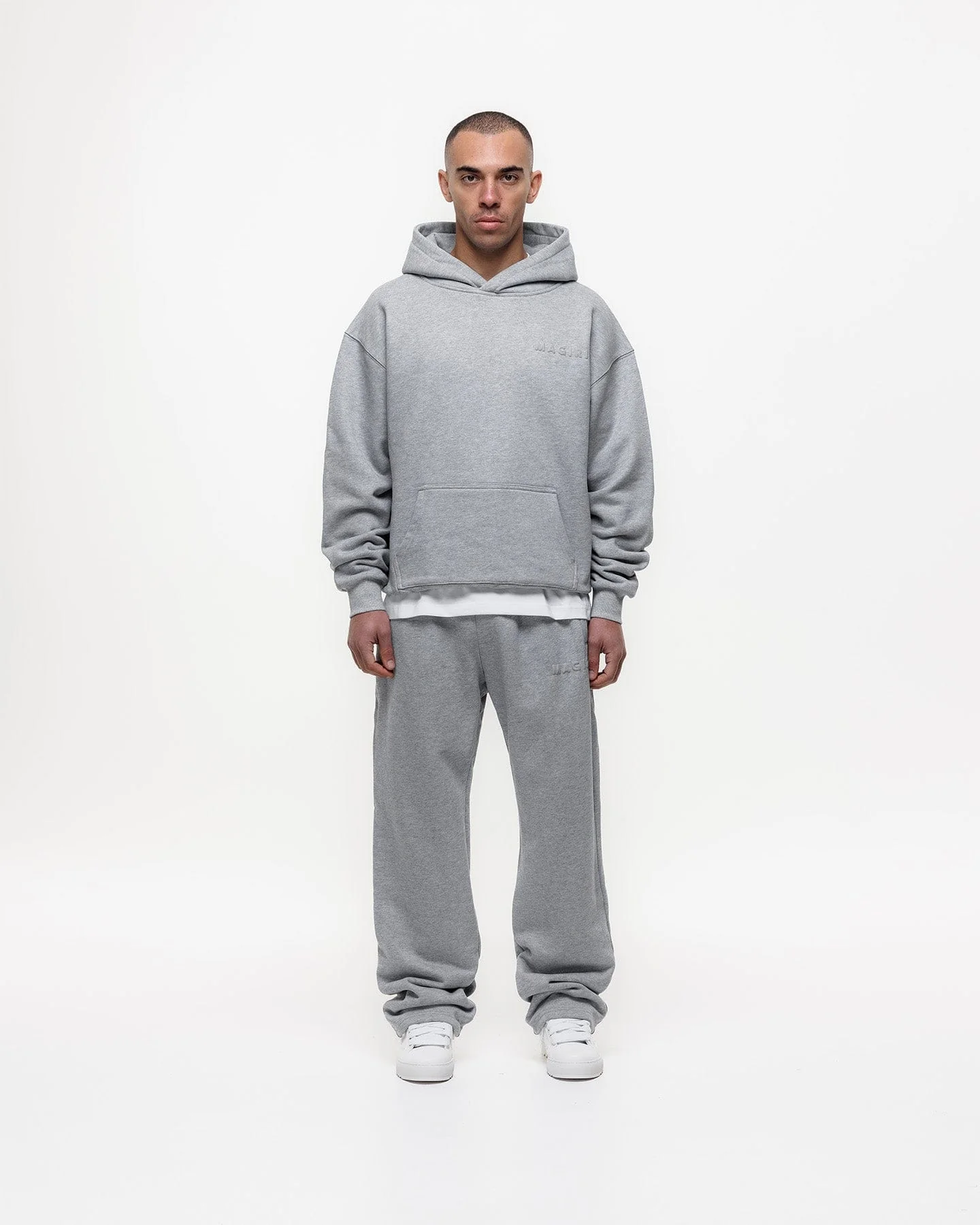 Magiri Core Puff Printed Hoodie 'Grey' - Image 3
