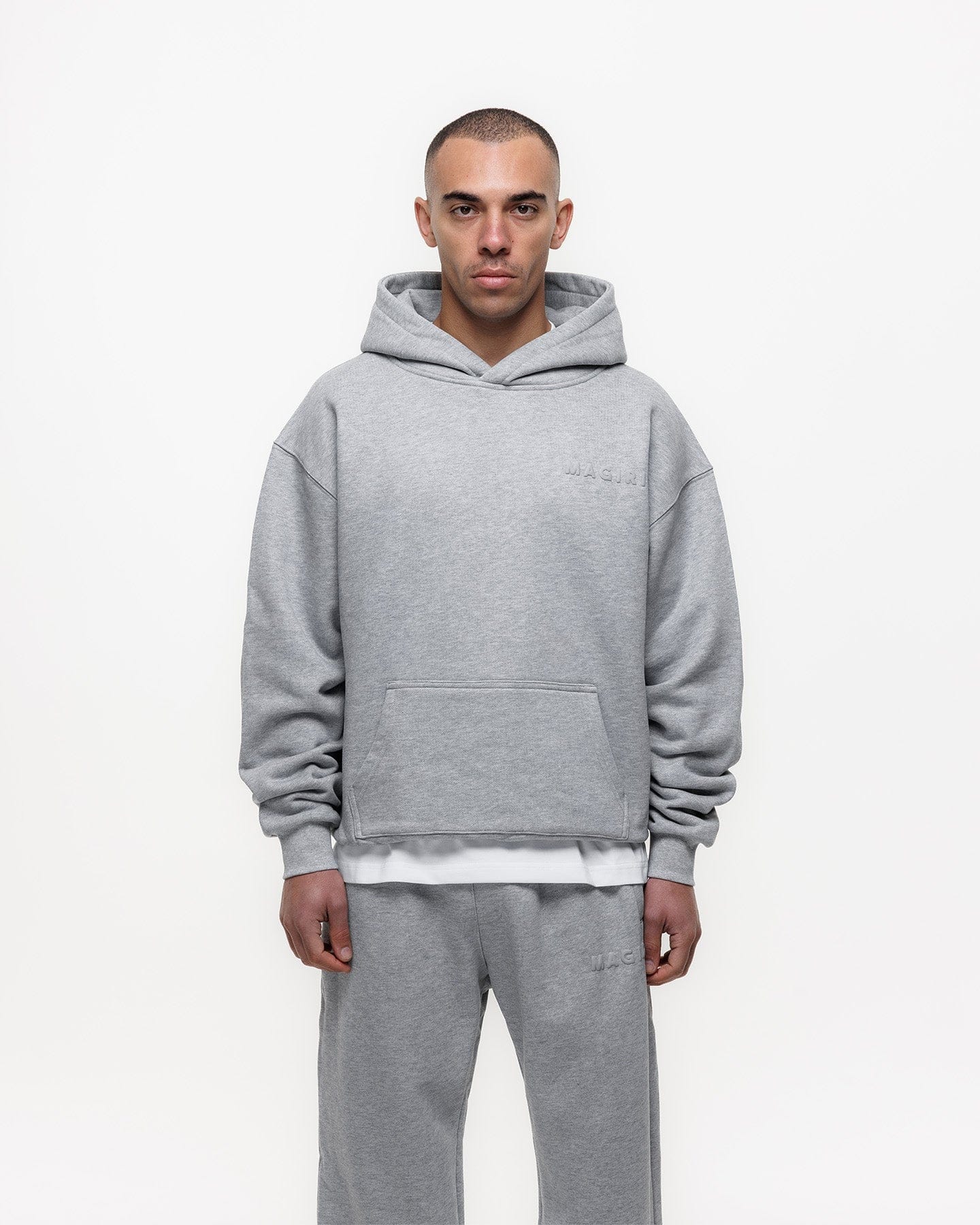Magiri Core Puff Printed Hoodie 'Grey' - Image 4