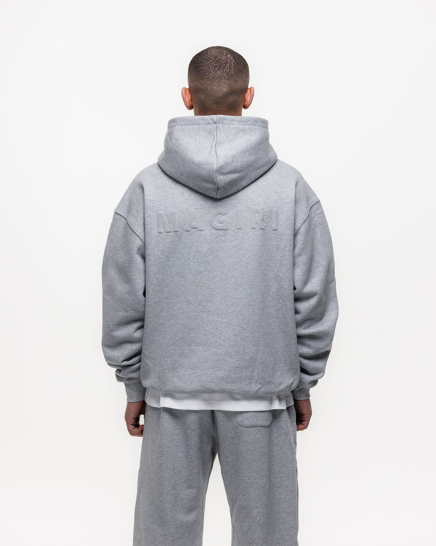 Magiri Core Puff Printed Hoodie 'Grey' - Image 5