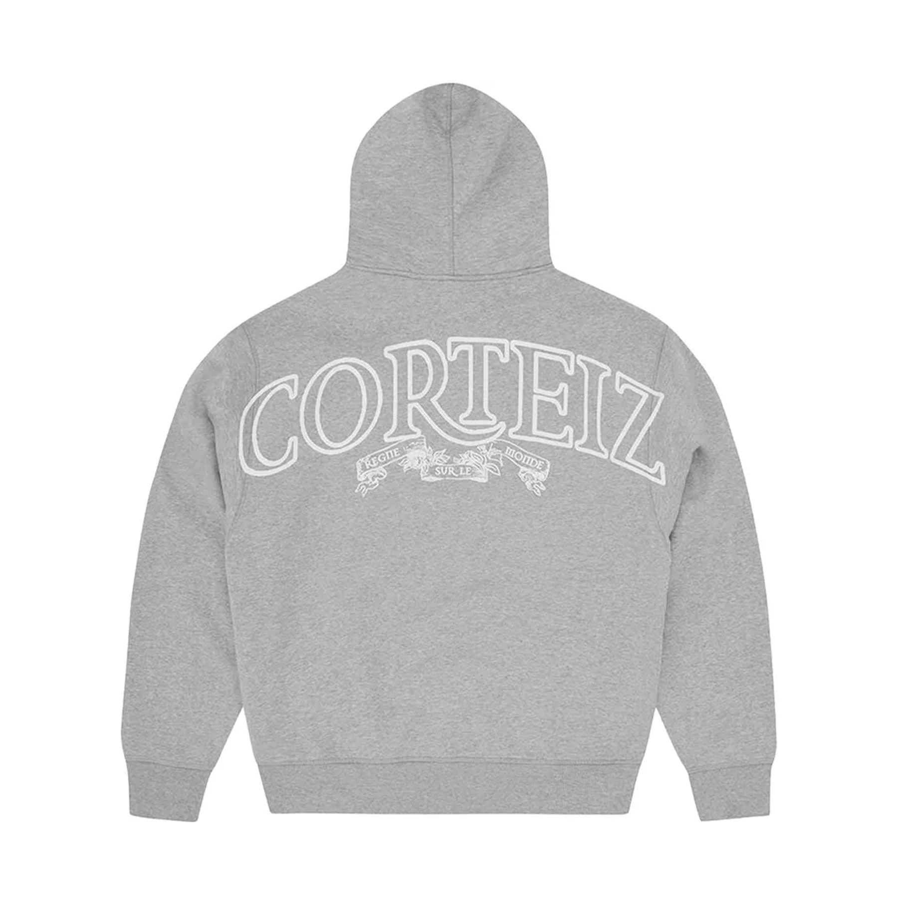 Corteiz Superior Royale Zip Hoodie 'Heather Grey' - Image 2