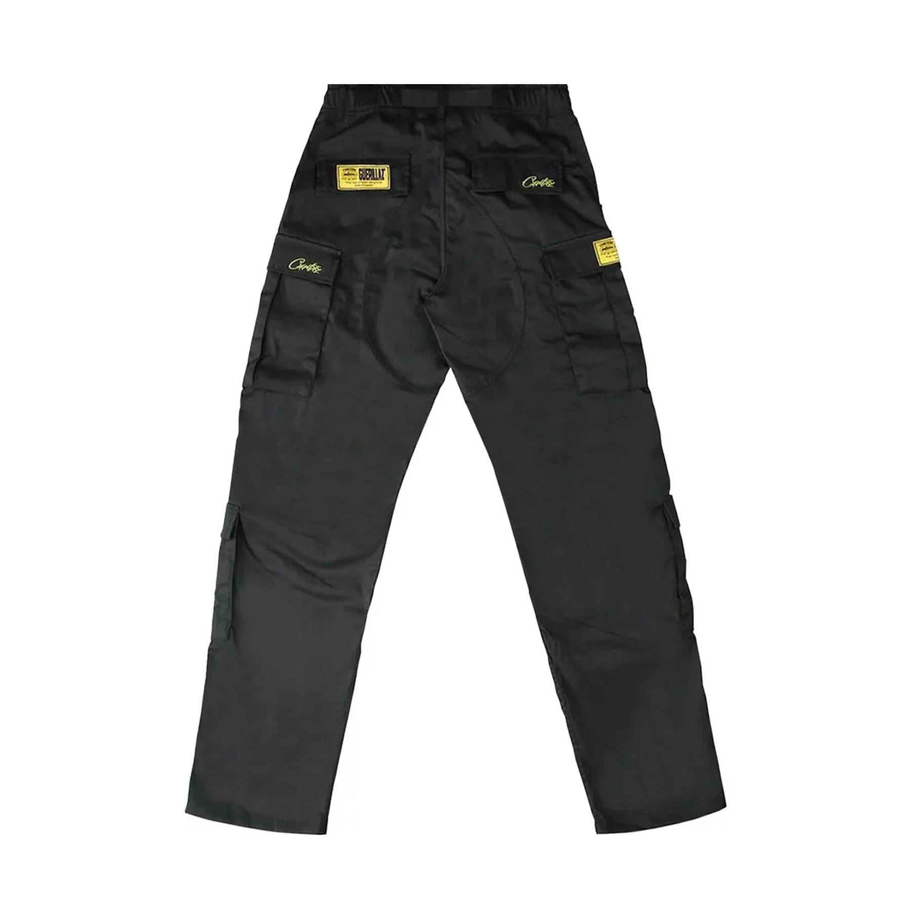 Corteiz Yella Guerillaz Cargos 'Black/Yellow' - Image 2