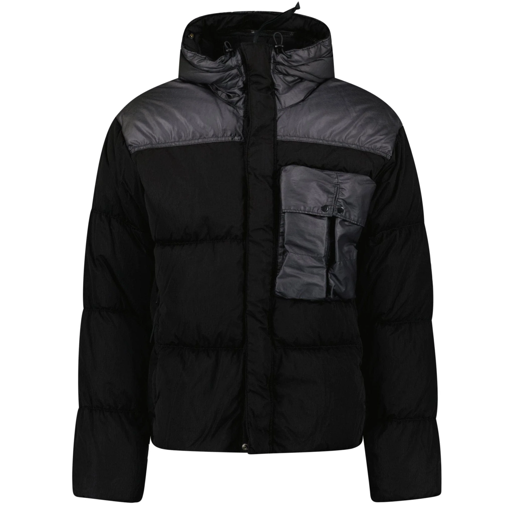CP Company Eco Chrome R Mixed Goggle Down Jacket Black - Image 4