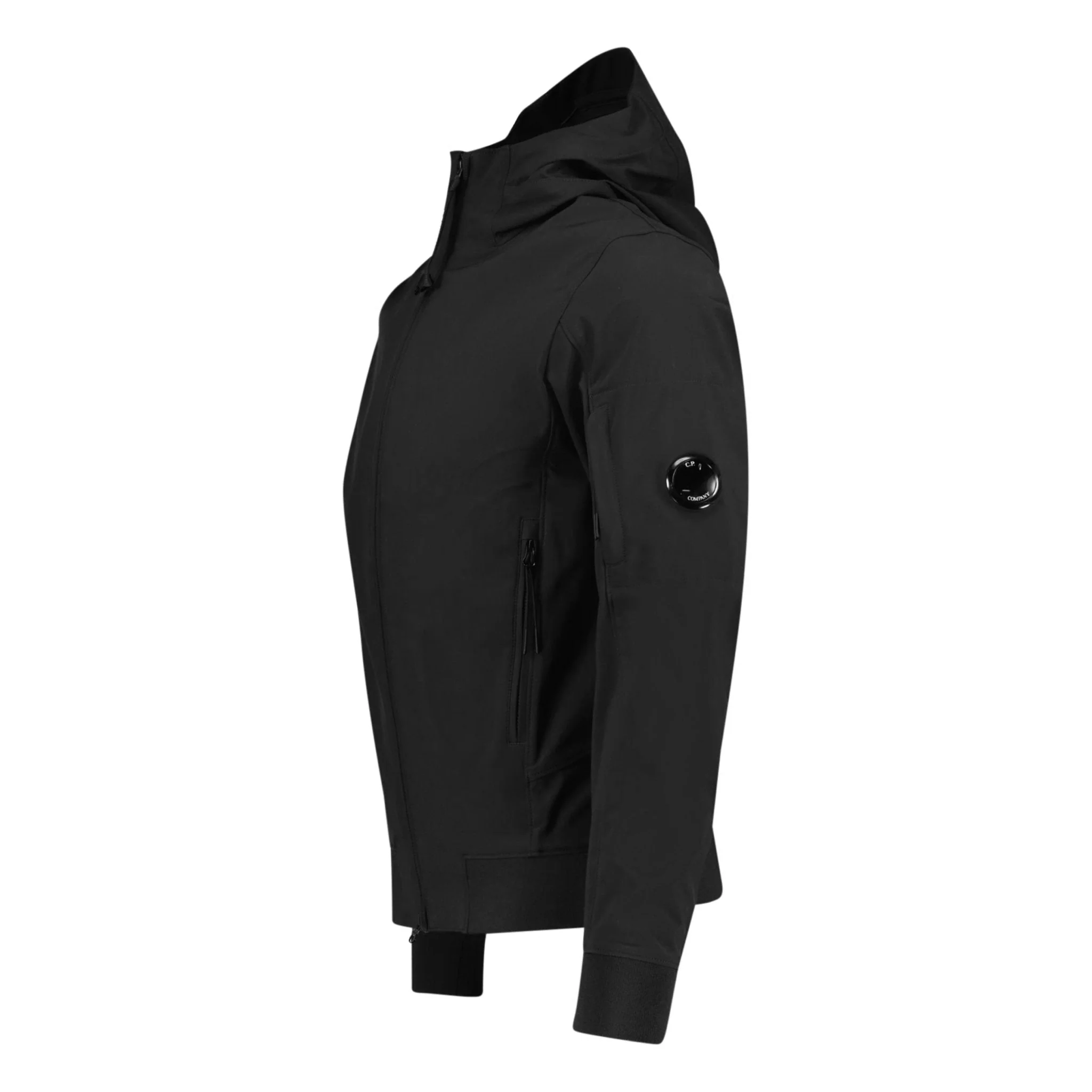 CP Company Softshell Arm Lens Jacket Black - Image 2