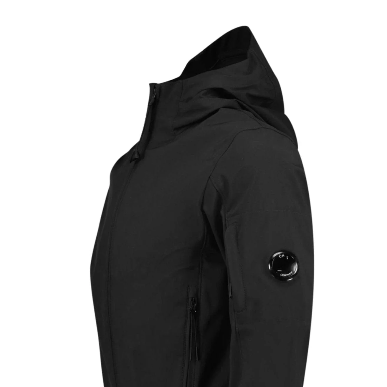 CP Company Softshell Arm Lens Jacket Black - Image 4