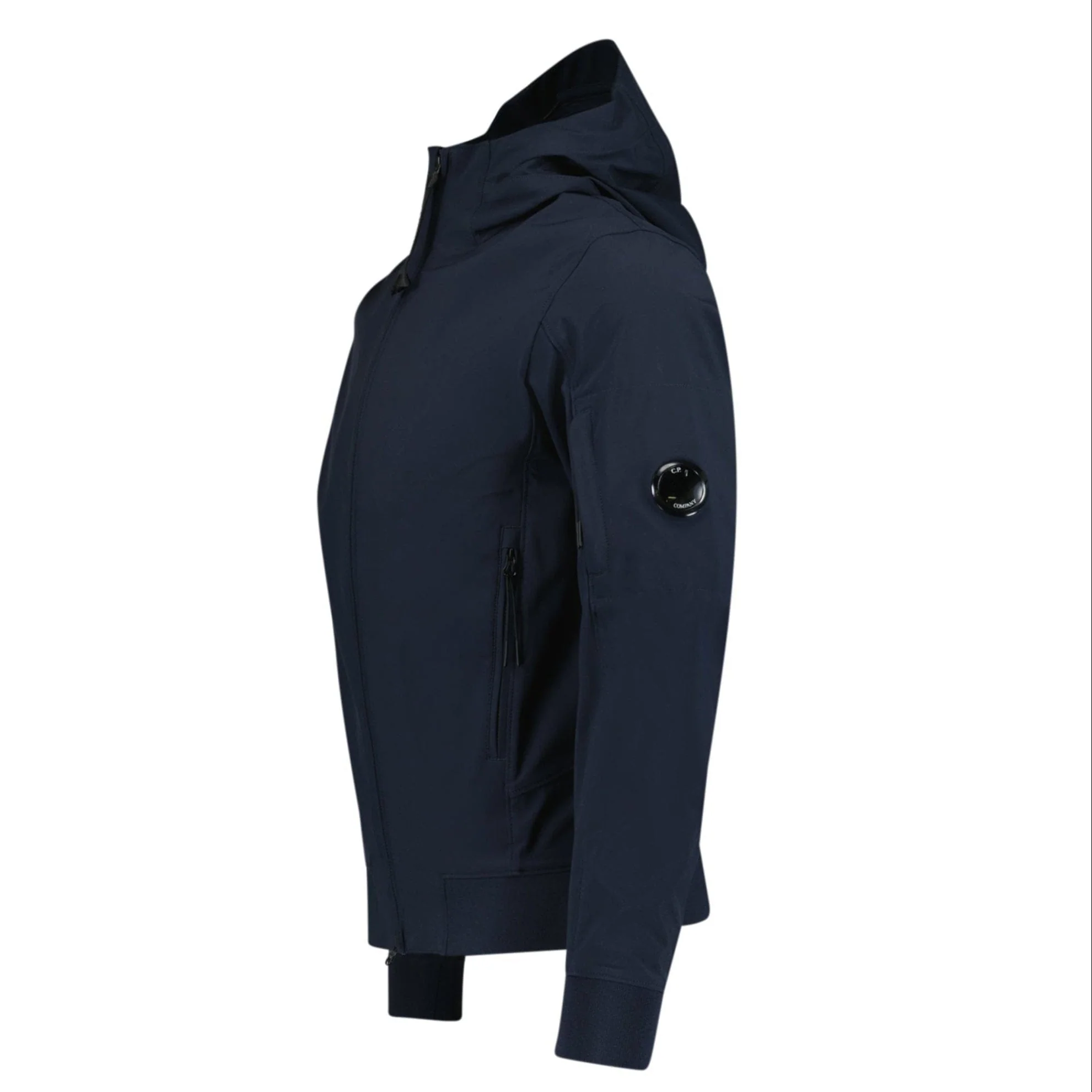 CP Company Softshell Arm Lens Jacket Navy - Image 2
