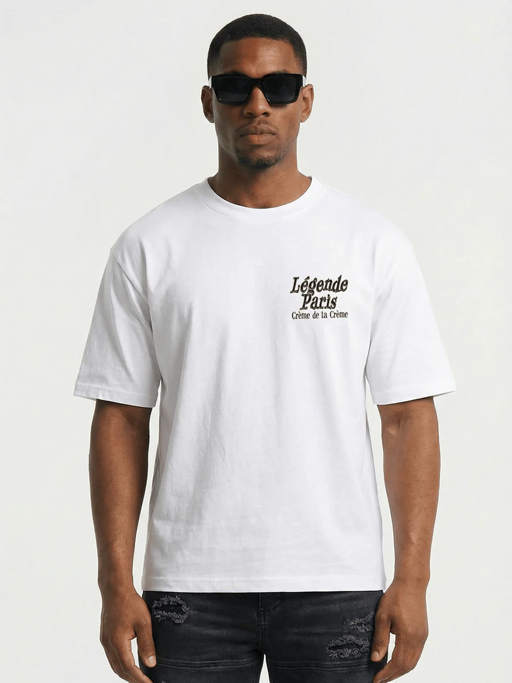 Legende Paris Creme De La Creme T-Shirt - White - Image 3
