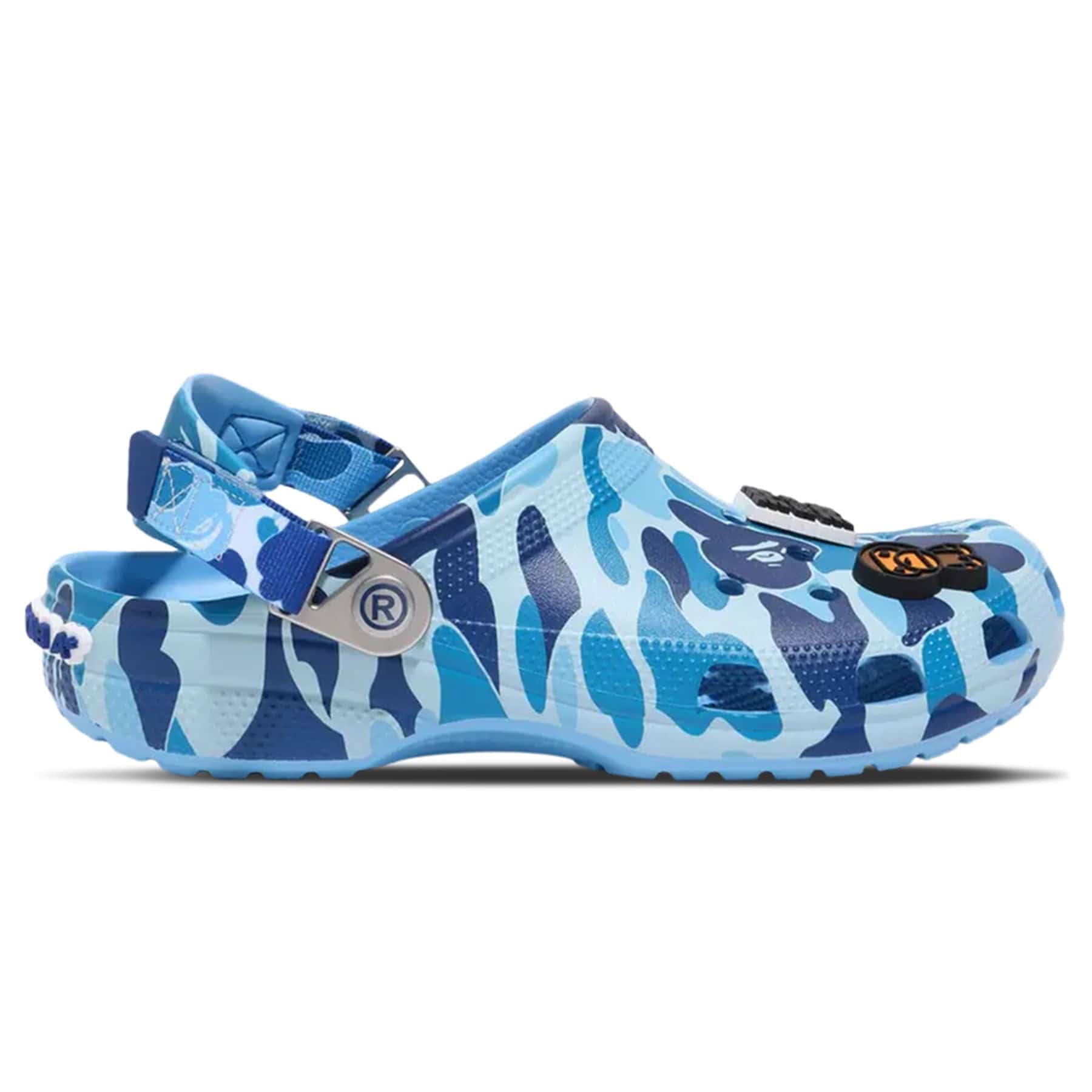 Bape x Classic Clog 'ABC Camo - Blue' - Image 2
