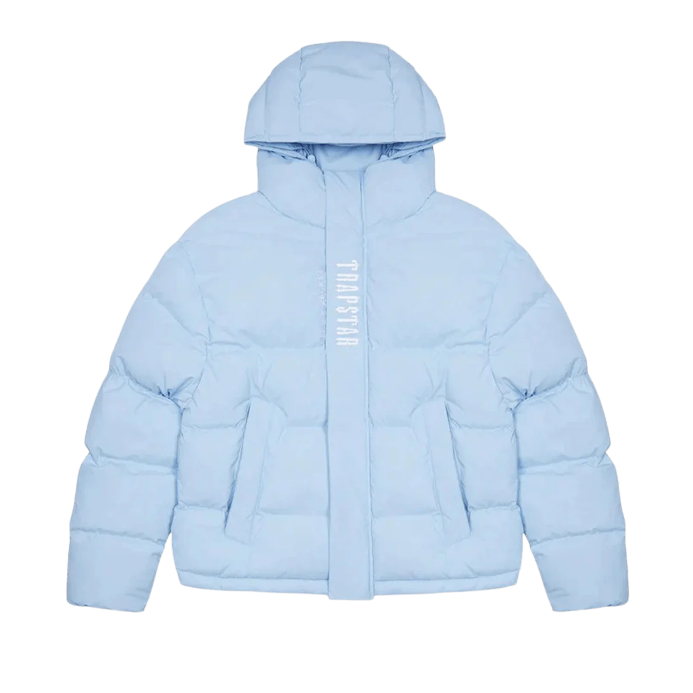 Trapstar Decoded Hooded Puffer 2.0 -Ice Blue - Image 2