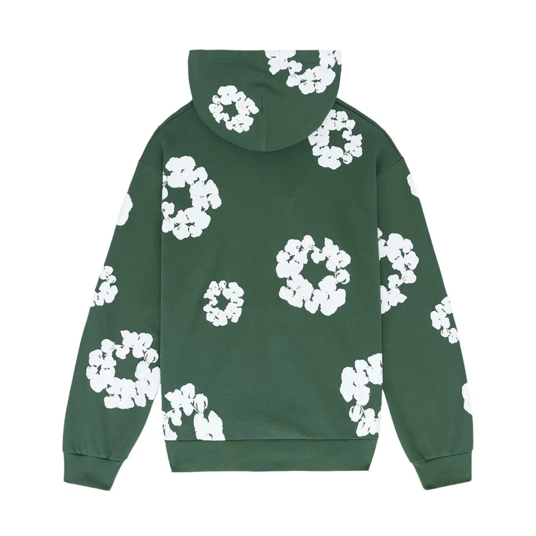 Denim Tears The Cotton Wreath Hooded Sweatshirt 'Green' - Image 2
