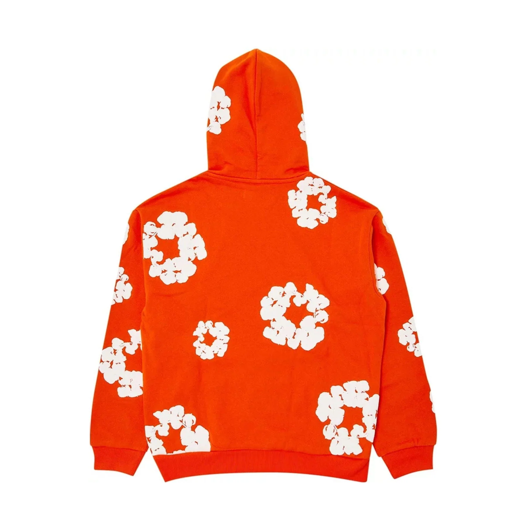 Denim Tears The Cotton Wreath Hooded Sweatshirt 'Orange' - Image 2