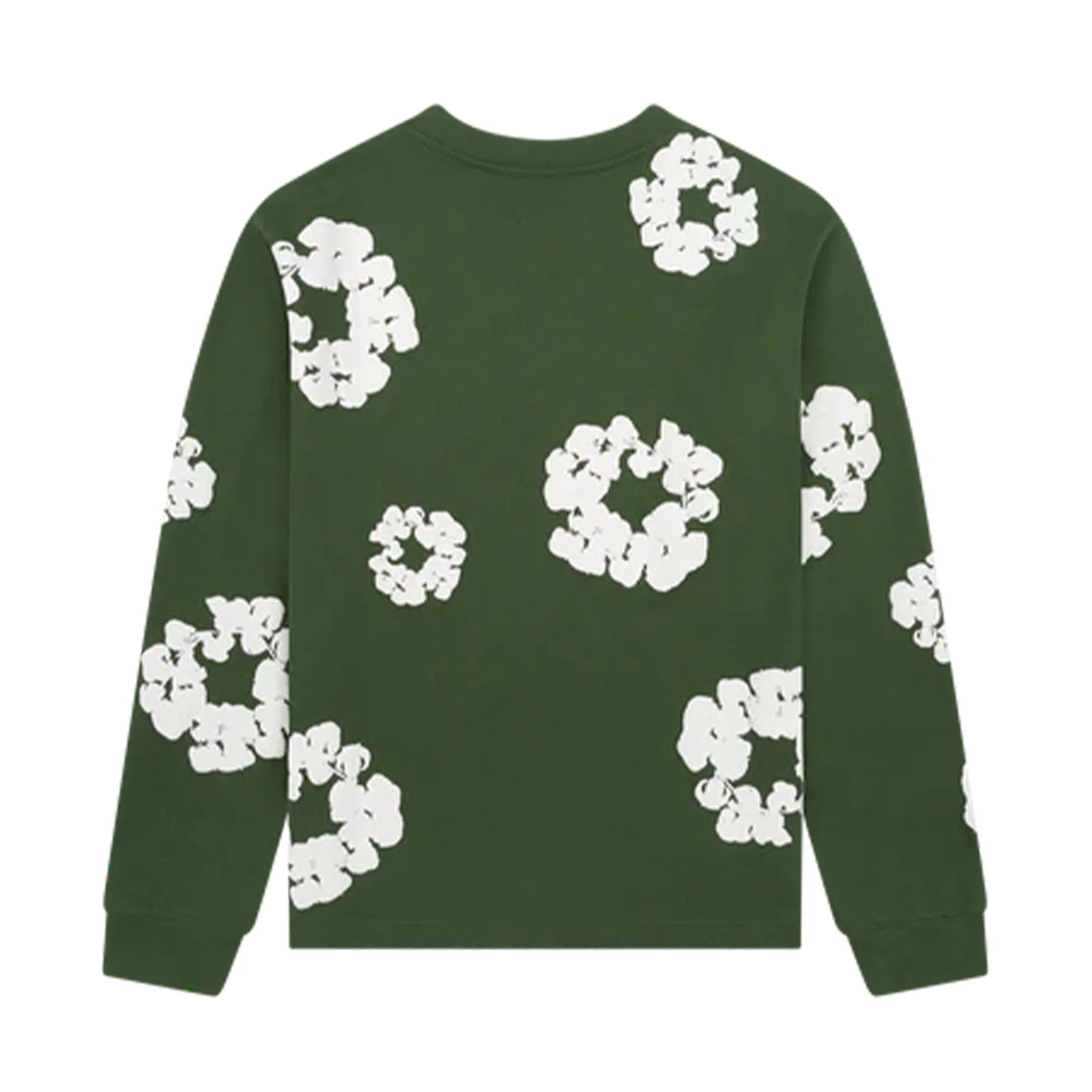 Denim Tears The Cotton Wreath Long Sleeve Tee 'Green' - Image 2