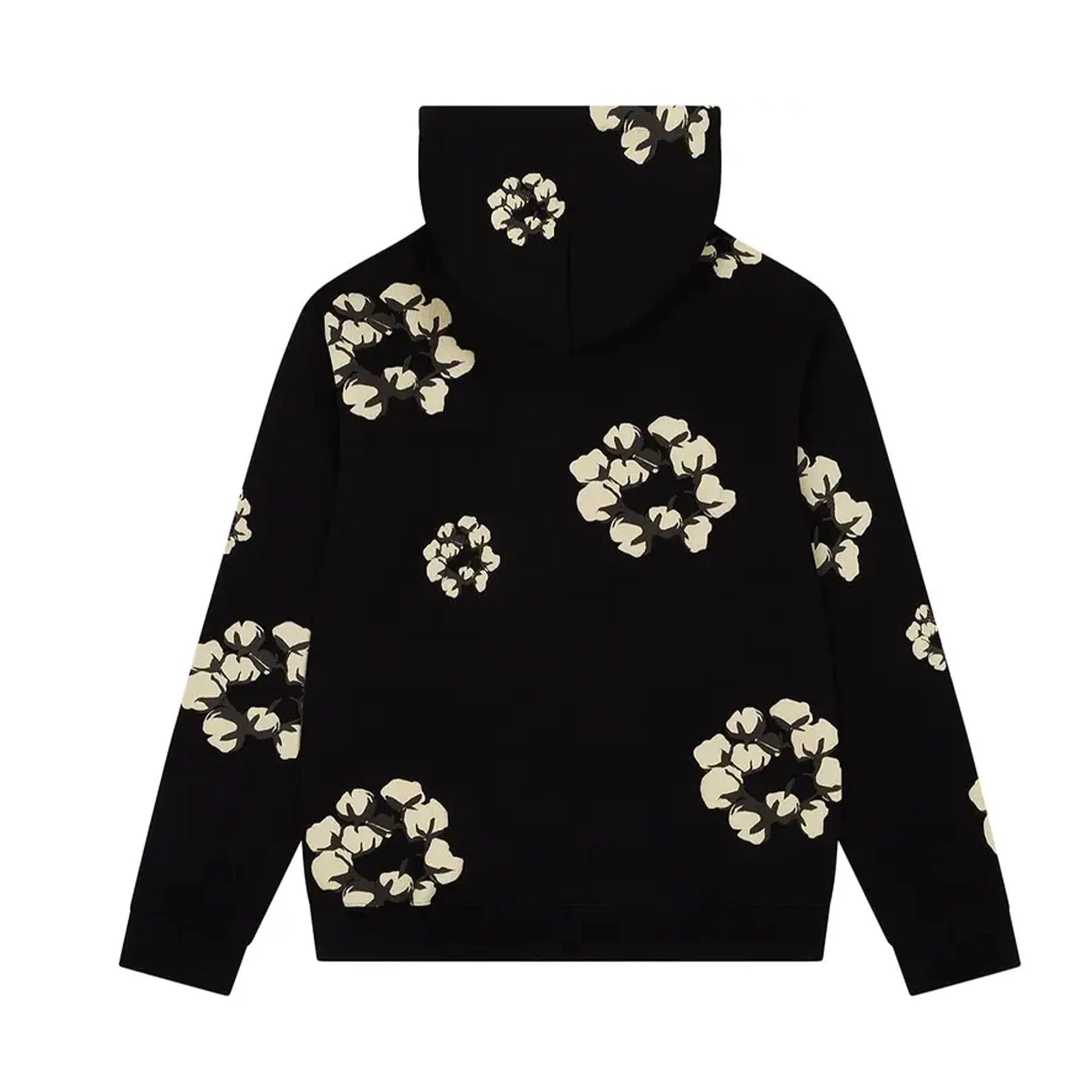 Denim Tears x Cactus Plant Flea Market Cactus Tears Wreath Hoodie 'Black' - Image 2