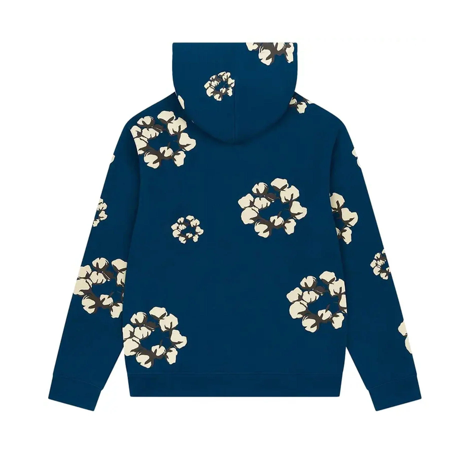 Denim Tears x Cactus Plant Flea Market Cactus Tears Wreath Hoodie 'Navy' - Image 2