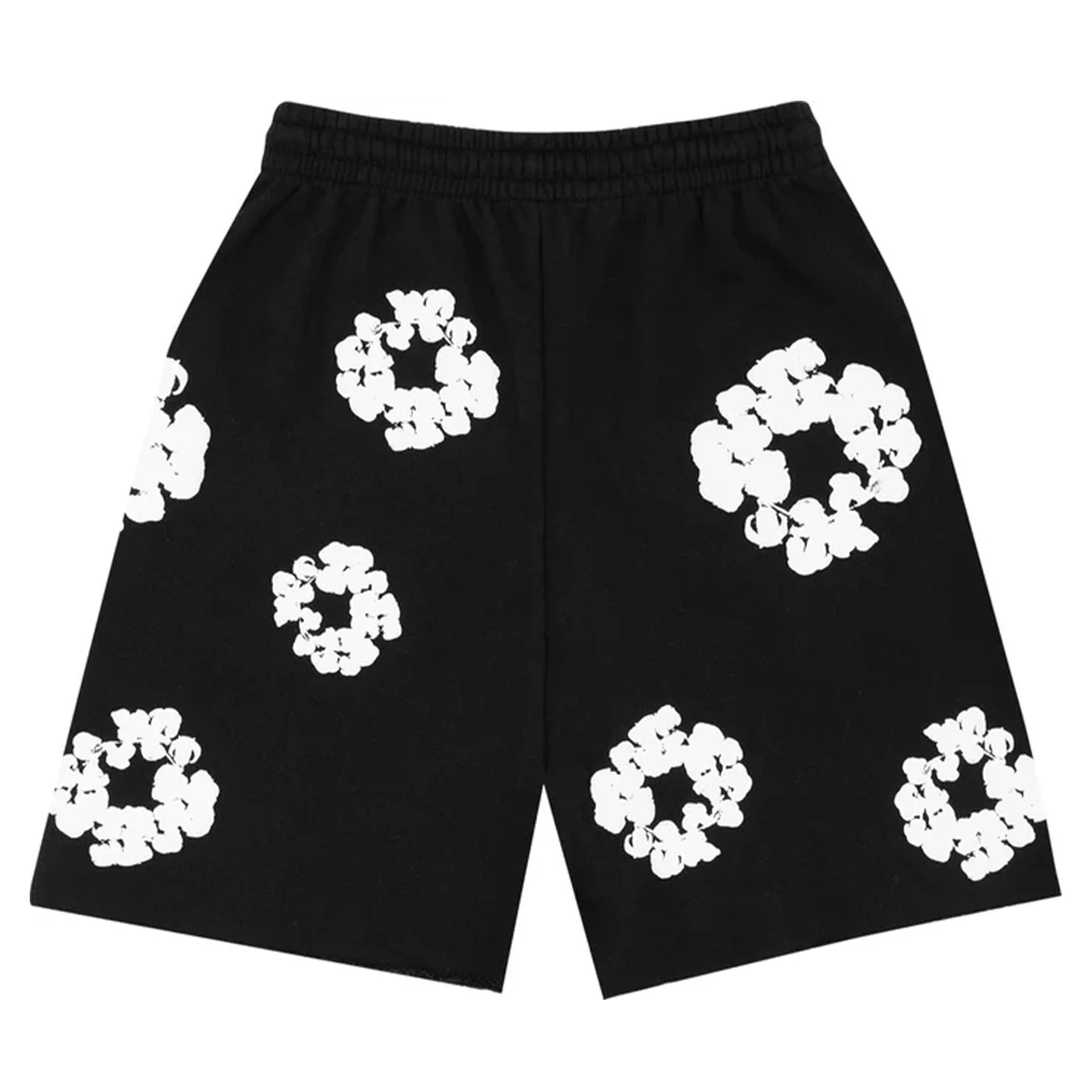 Denim Tears The Cotton Wreath Shorts 'Black' - Image 2