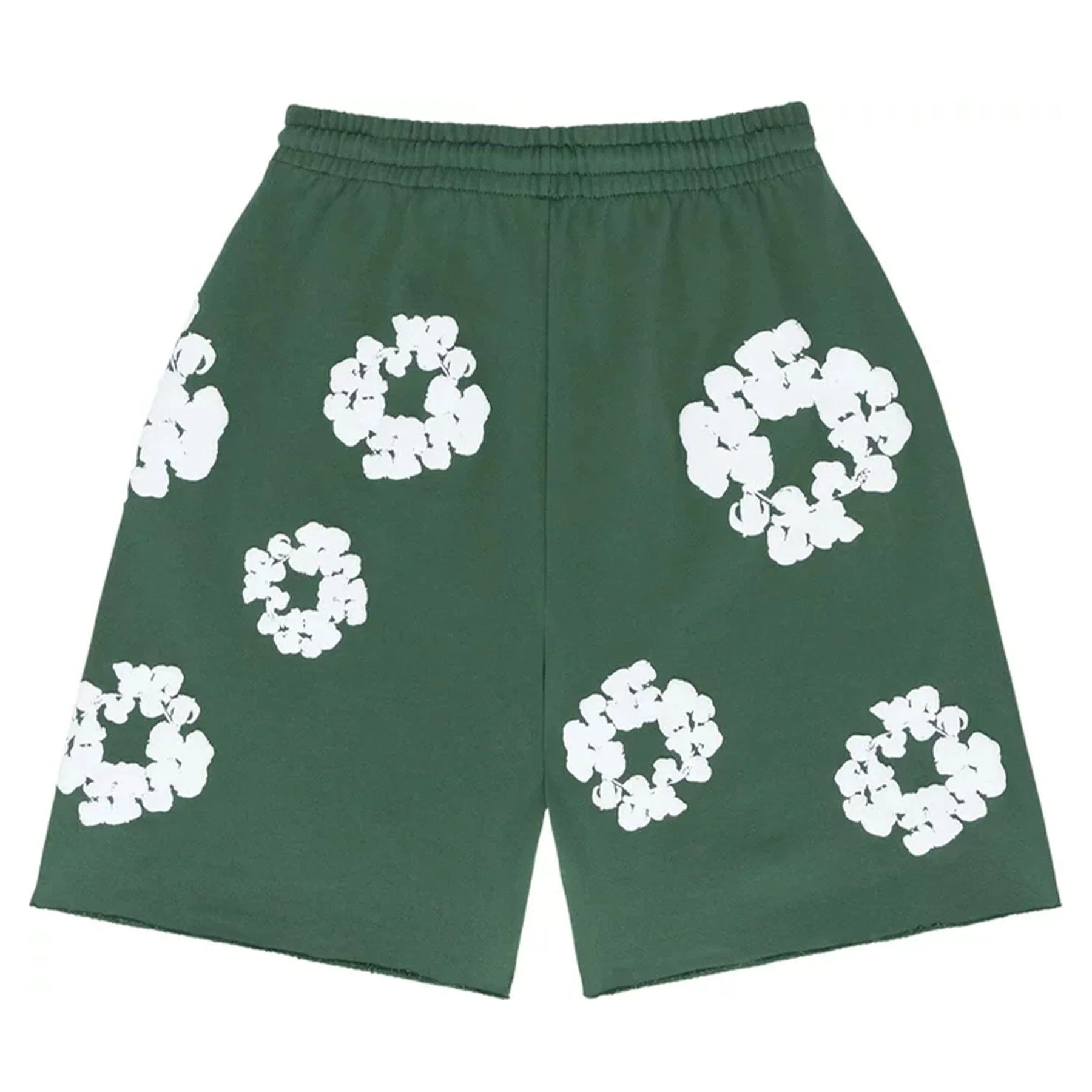 Denim Tears The Cotton Wreath Shorts 'Green' - Image 2