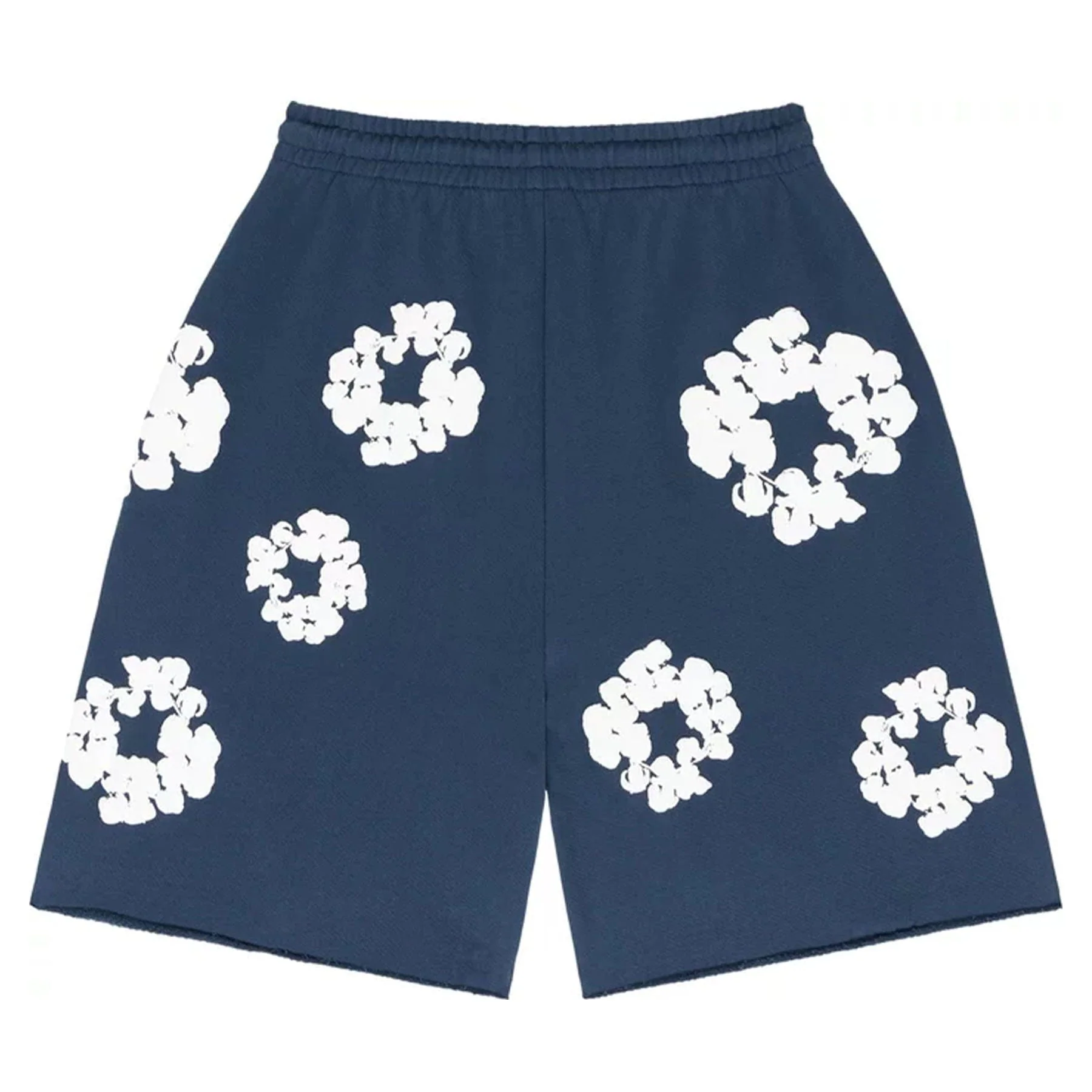 Denim Tears The Cotton Wreath Shorts 'Navy' - Image 2