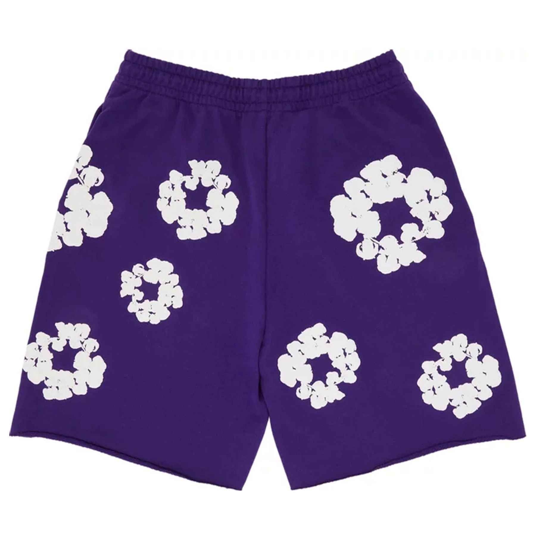 Denim Tears The Cotton Wreath Shorts 'Purple' - Image 2