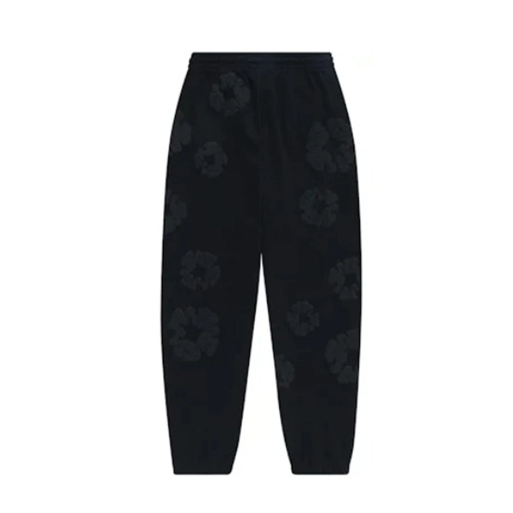 Denim Tears The Cotton Wreath Sweatpants 'Black Monochrome' - Image 2