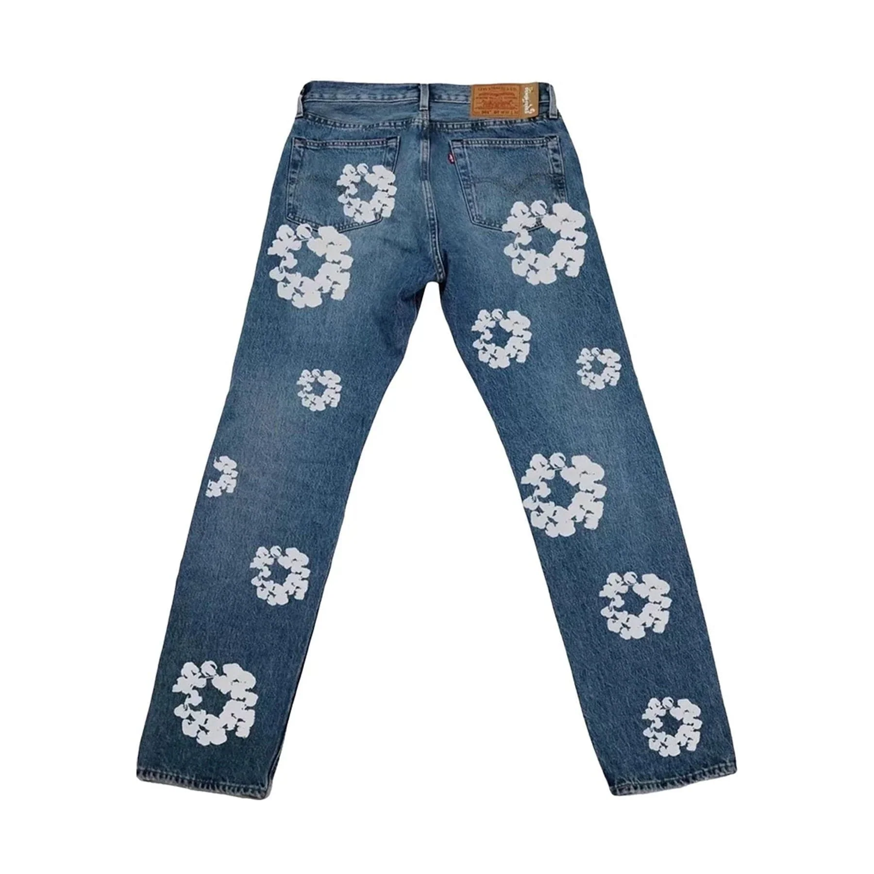 Denim Tears X Levi's Cotton Wreath Jeans 'Light Wash' - Image 2