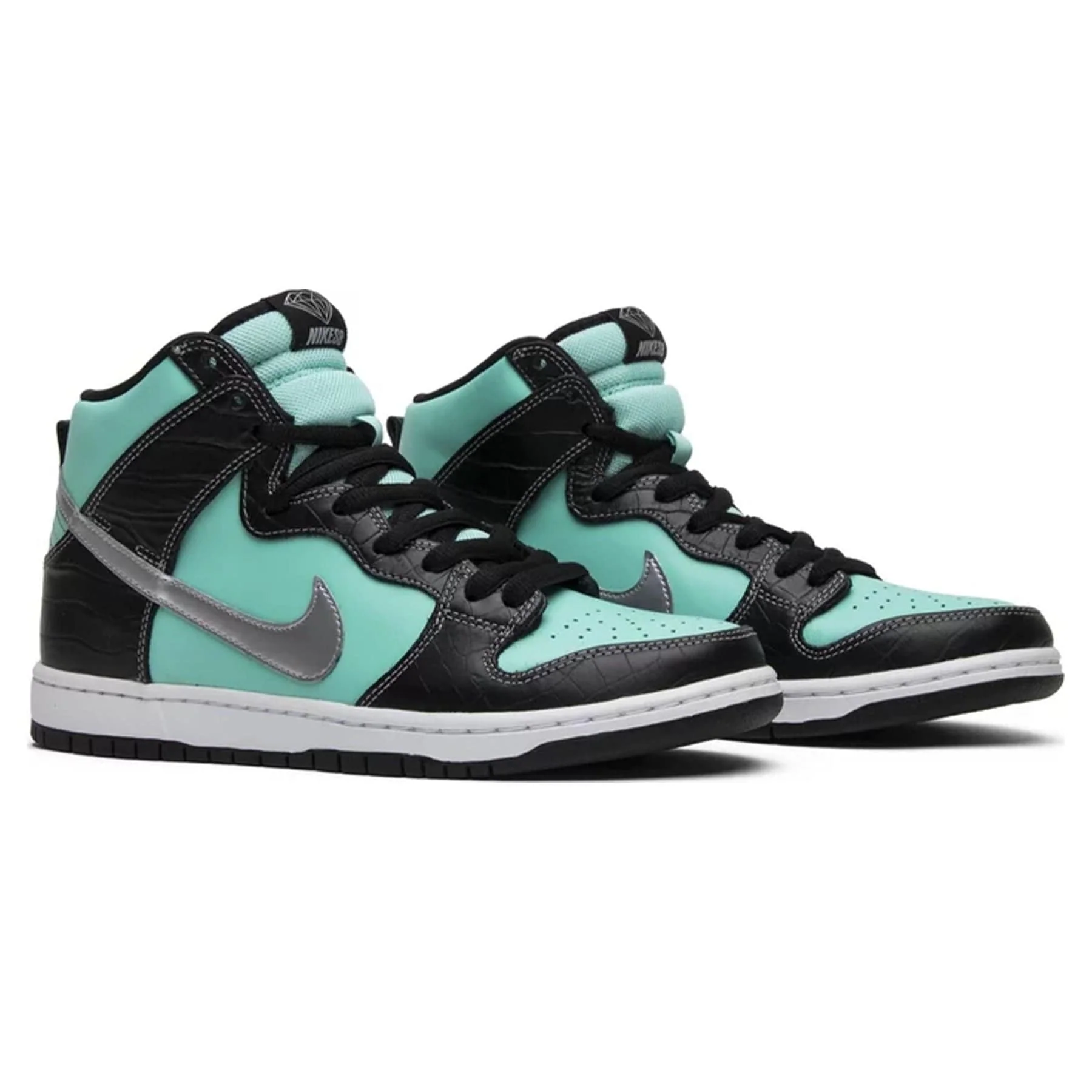 Diamond Supply Co. x Nike Dunk High Premium SB 'Tiffany' - Image 4