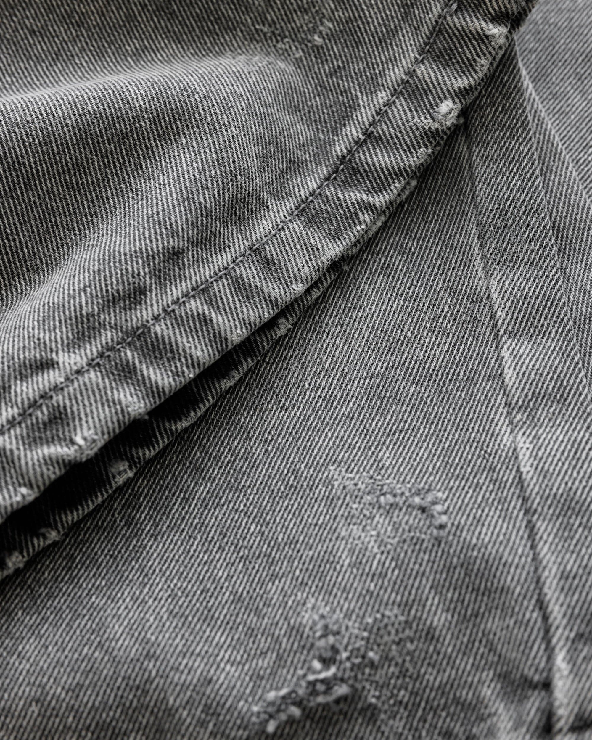 Benir Clothing Distressed Denim - Stone Grey - Image 5