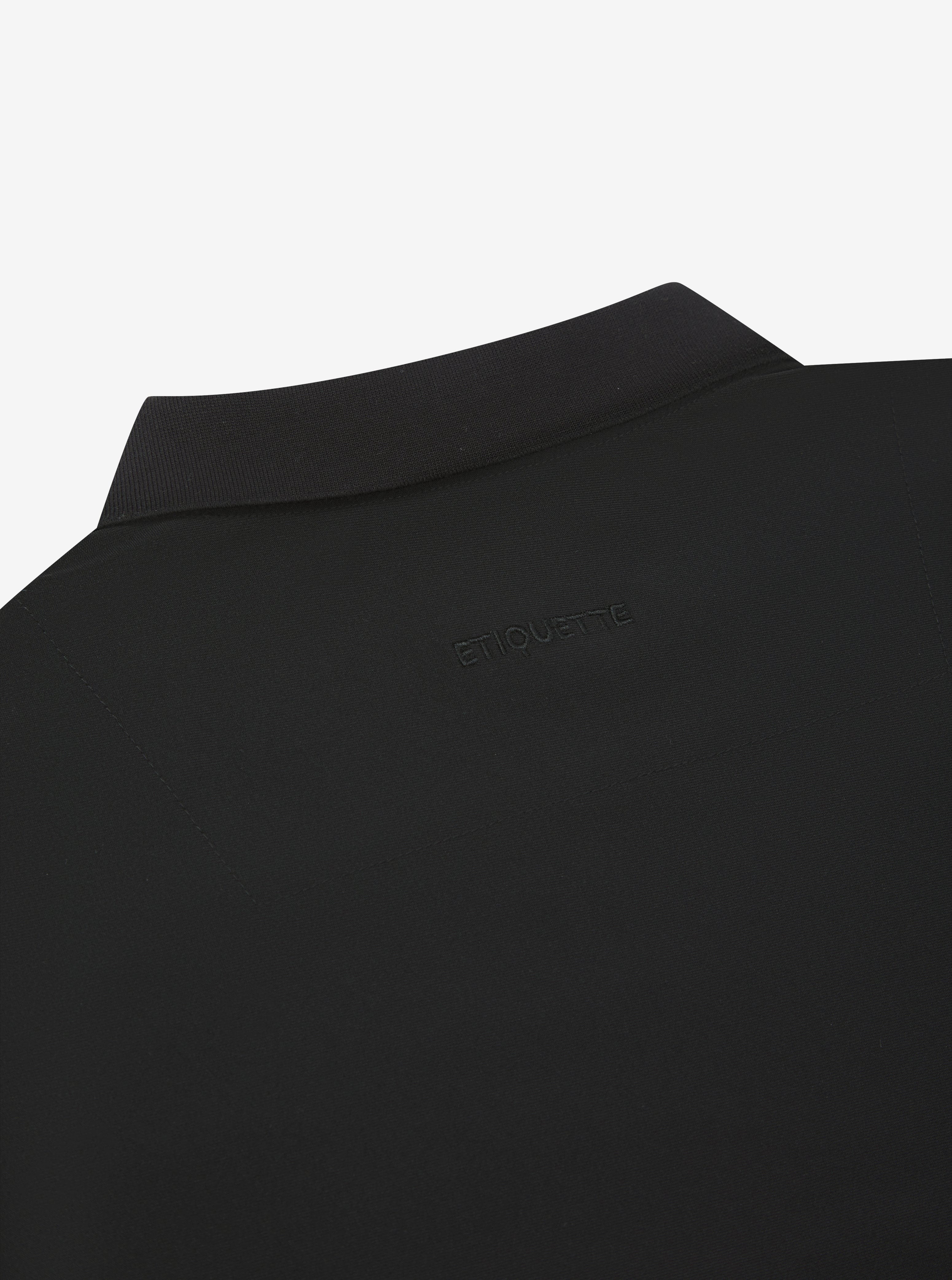 Etiquette Double Zip Overshirt 'Black' - Image 4
