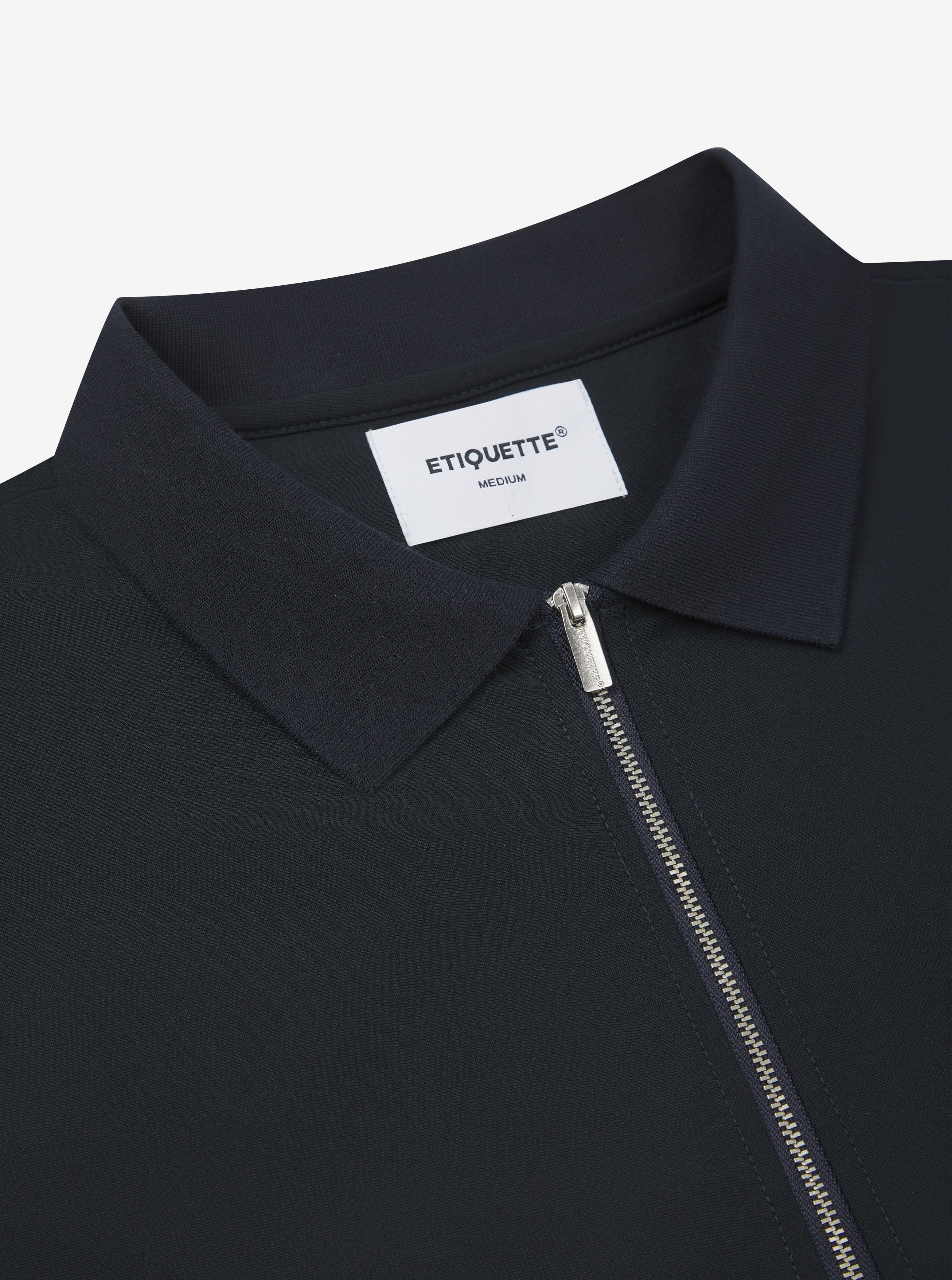 Etiquette Double Zip Overshirt 'Navy' - Image 3