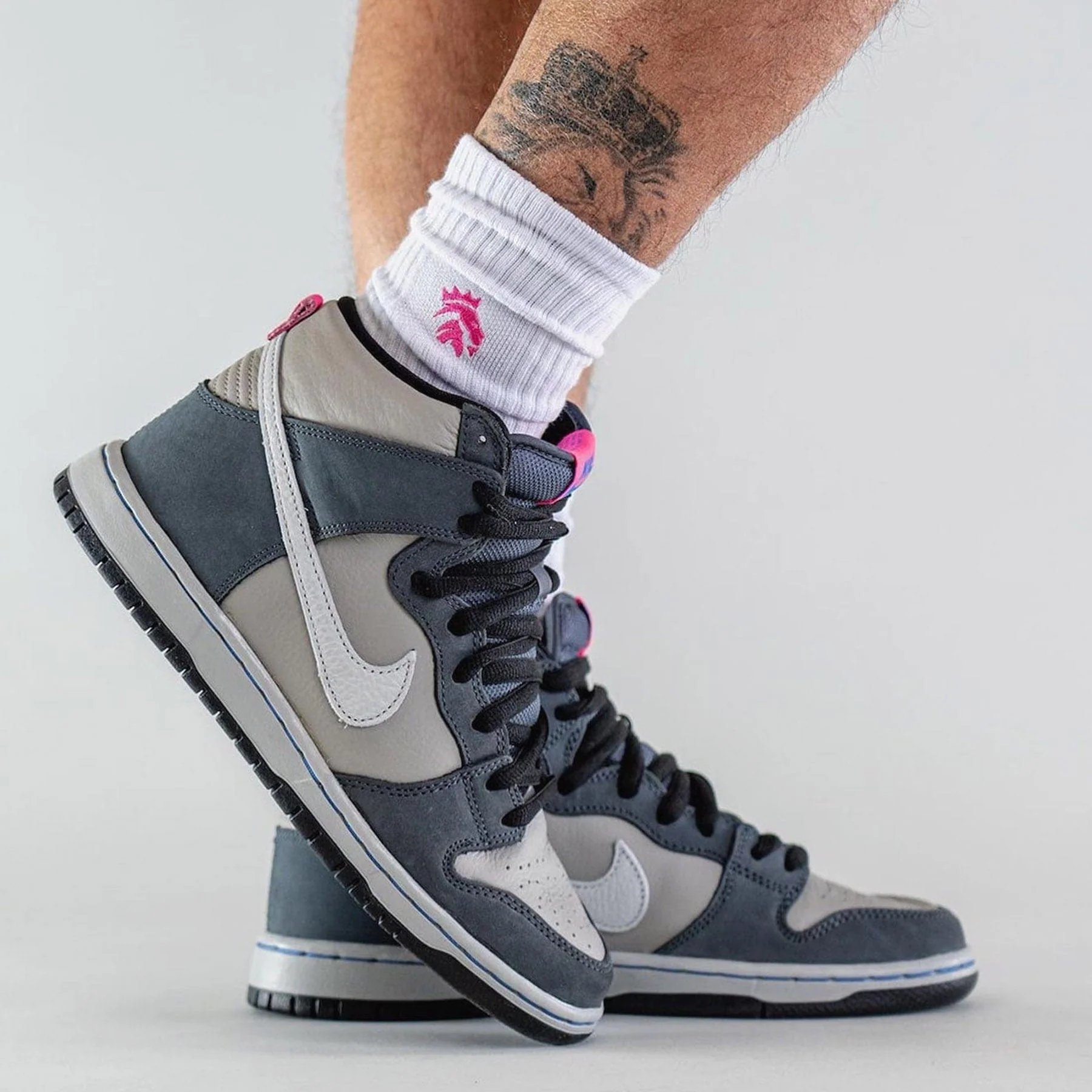 Nike Dunk High Pro SB 'Medium Grey' - Image 6